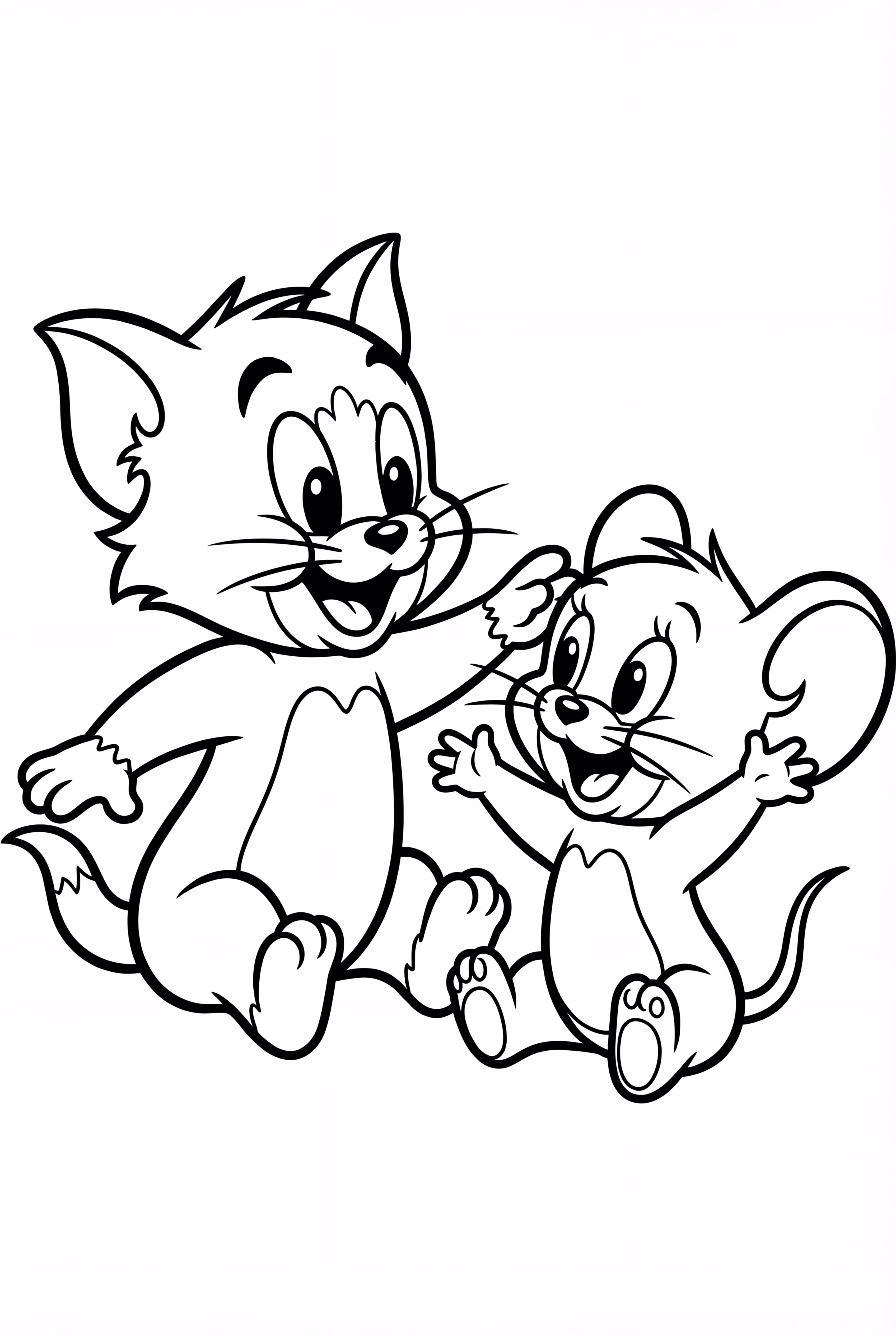 Baby Tom And Jerry Playing Together