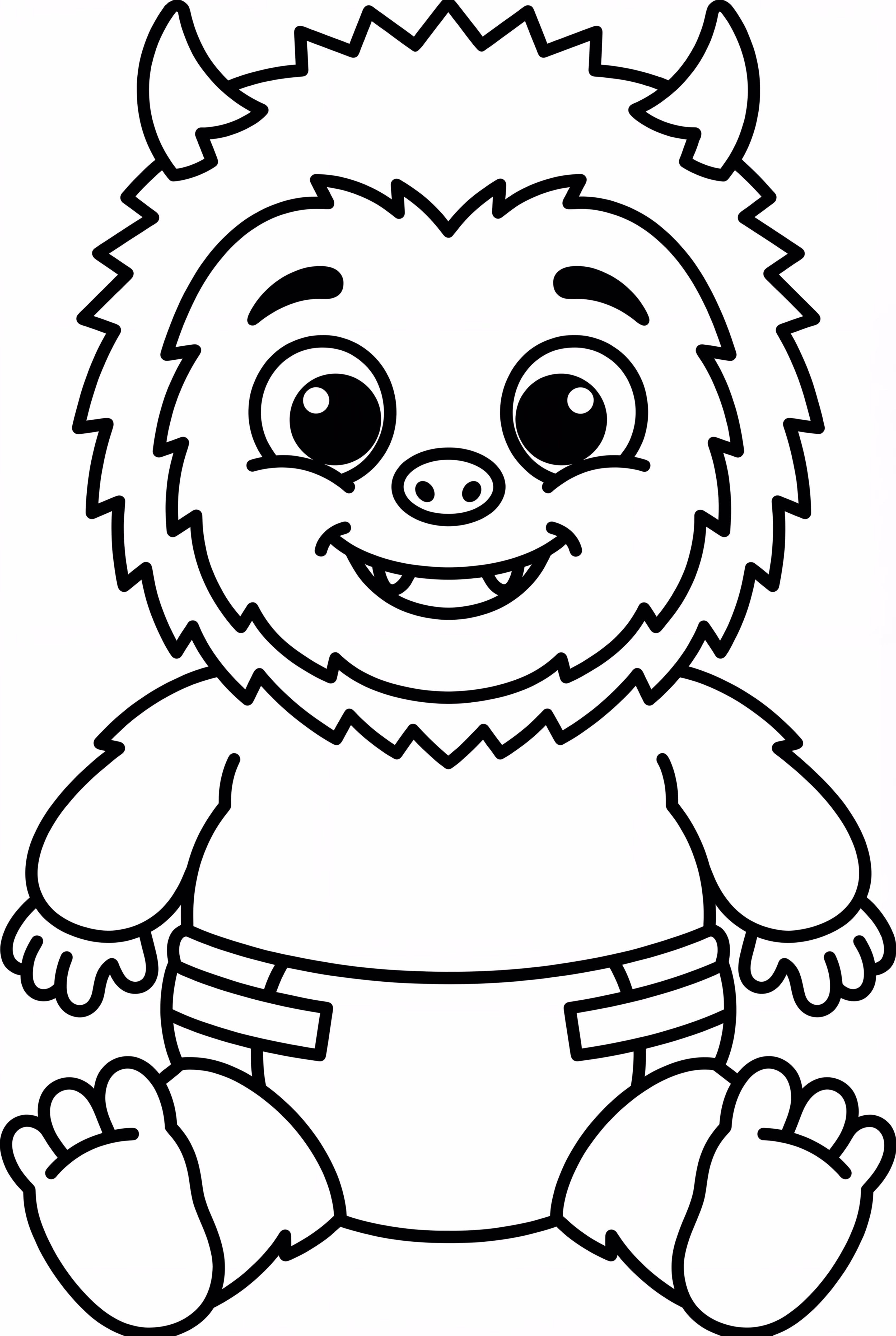 Baby Yeti In A Diaper