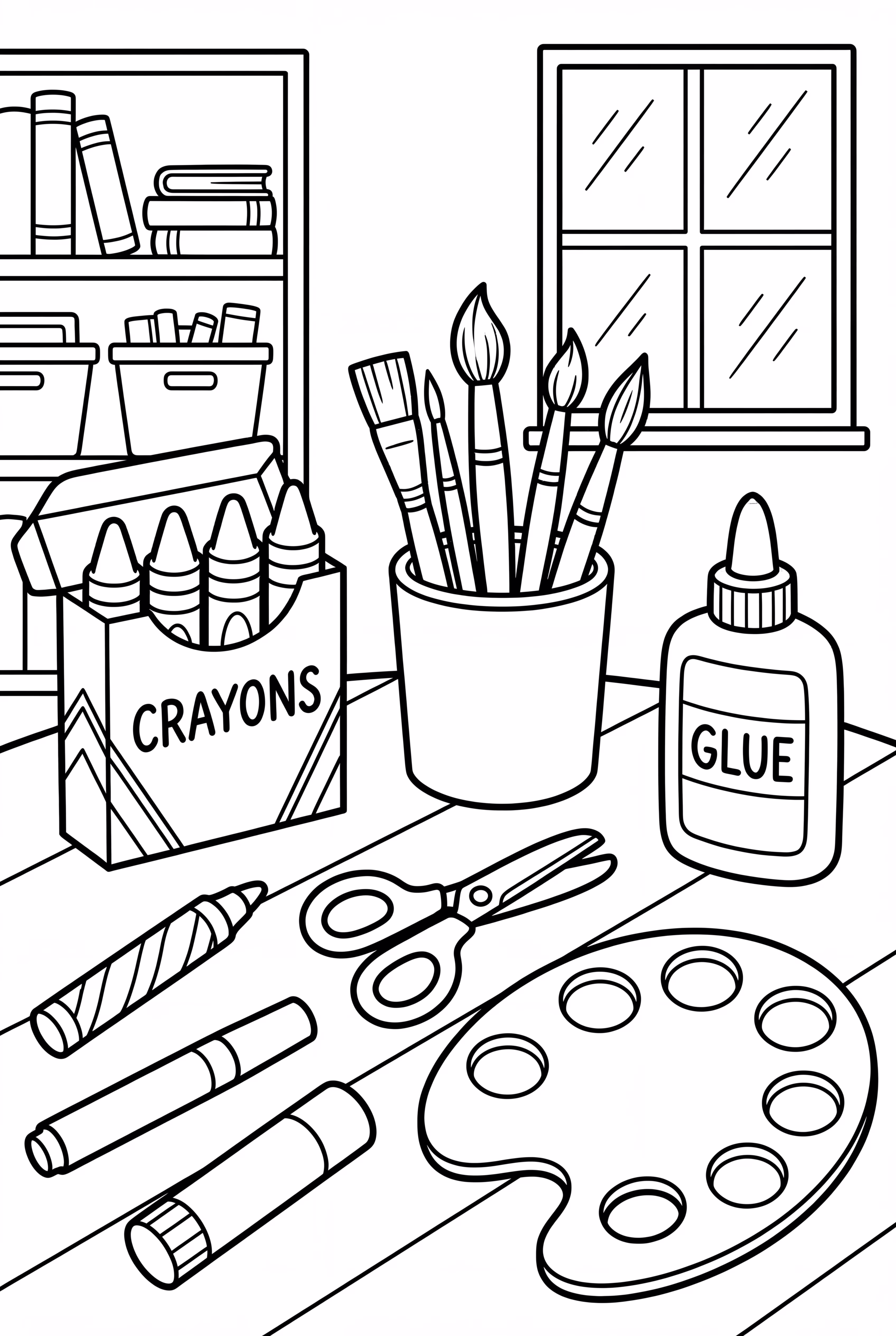Back To School Art Class Supplies