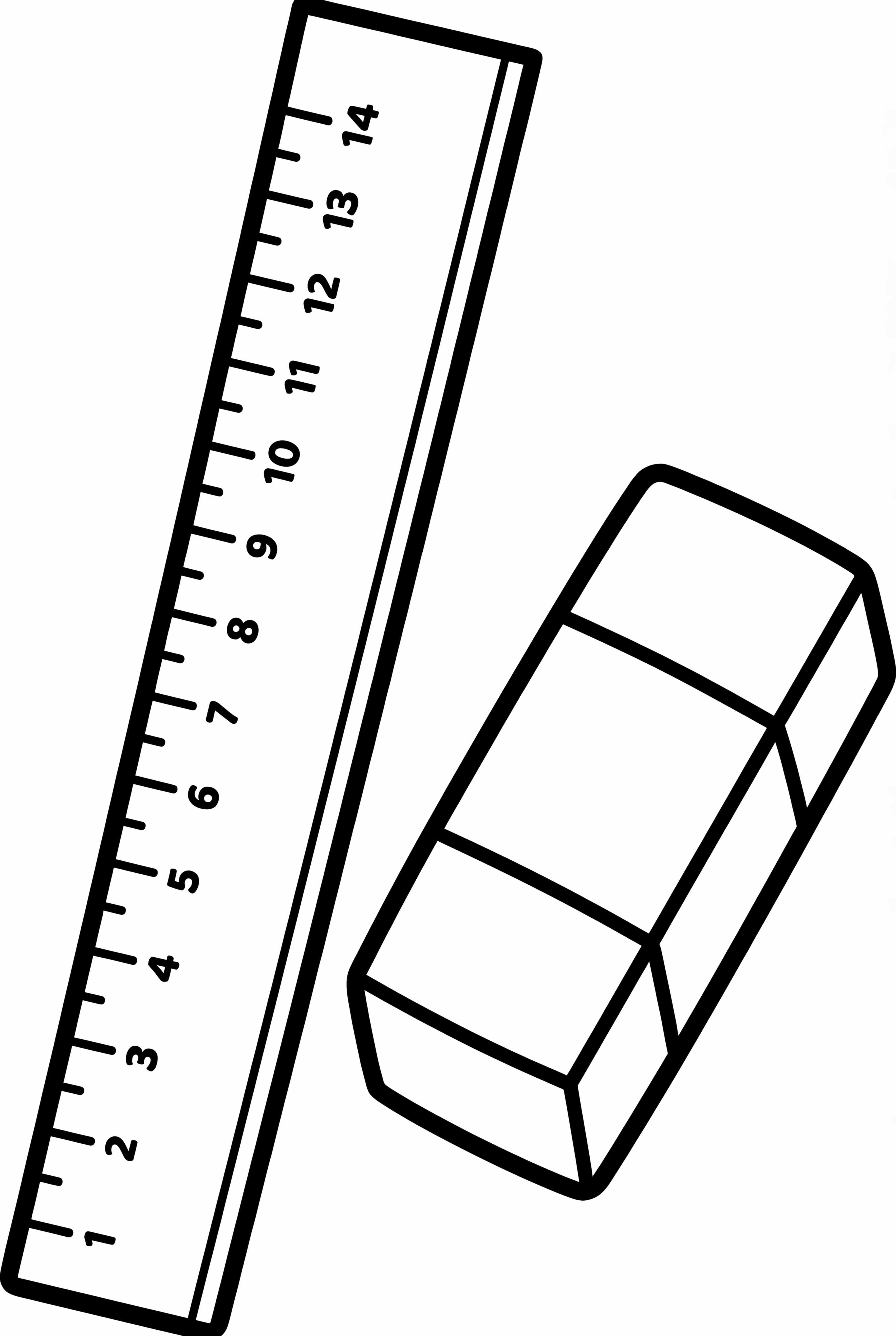 Back To School Ruler And Eraser