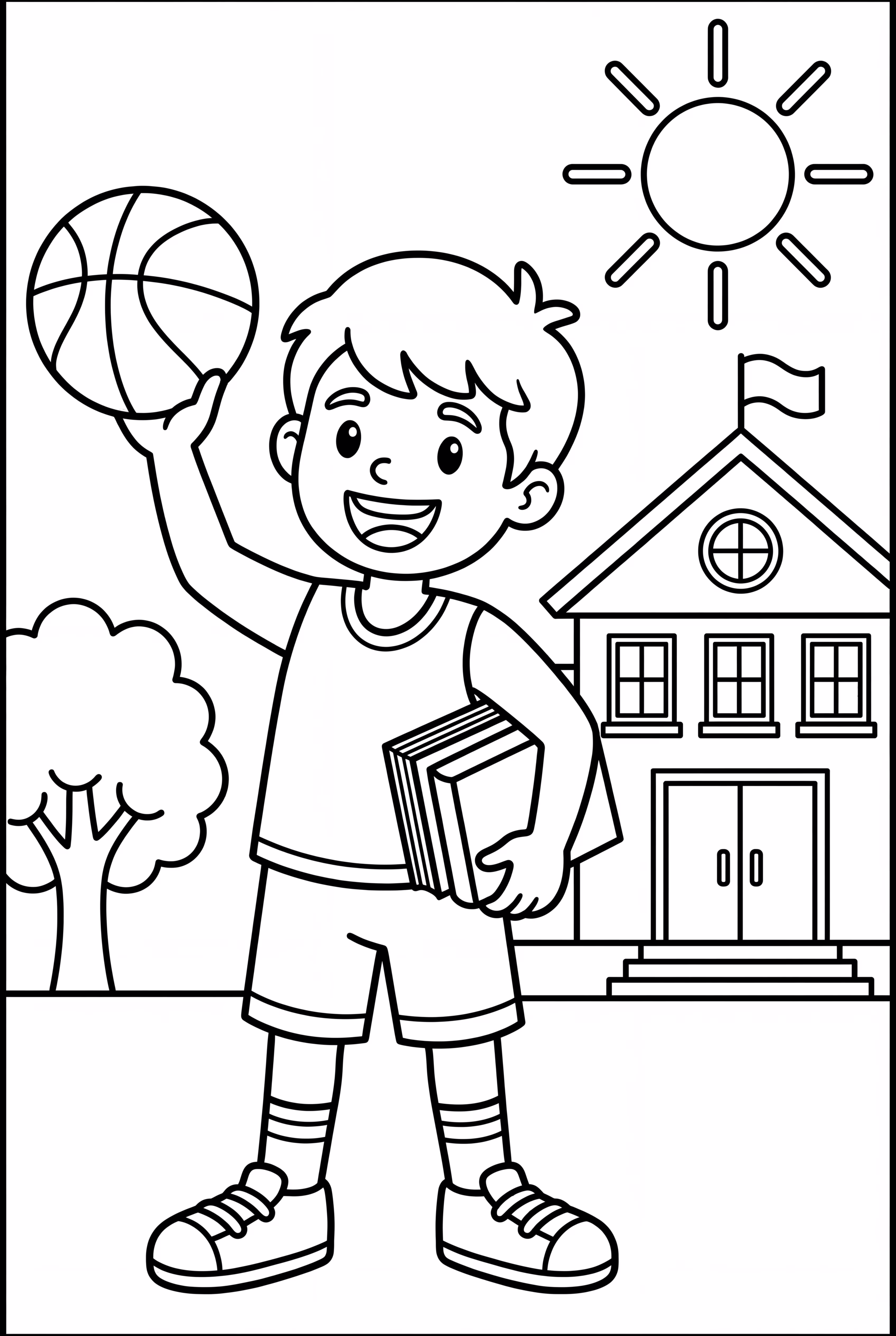 Back To School With Basketball And Books