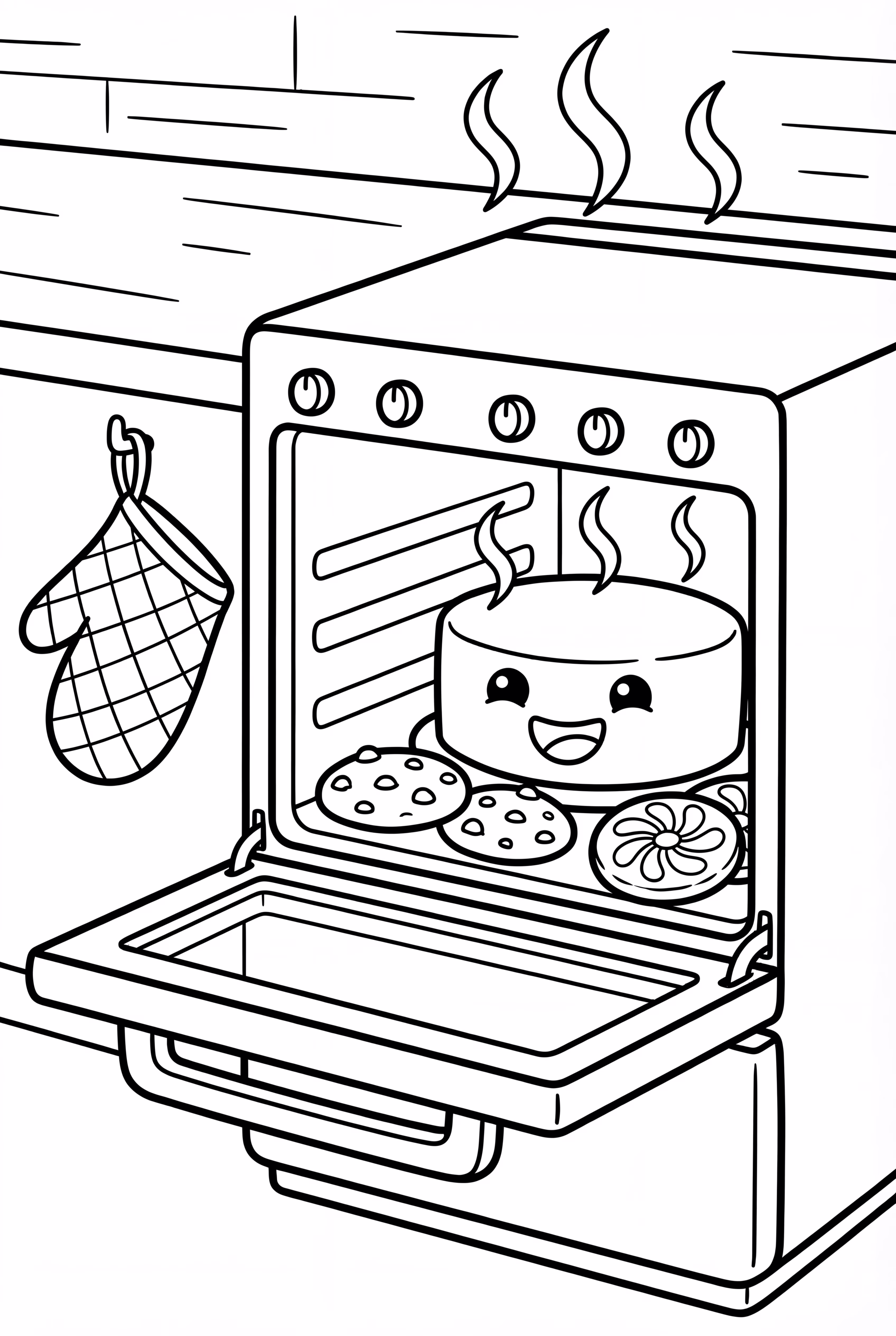 Dessert im Ofen backen