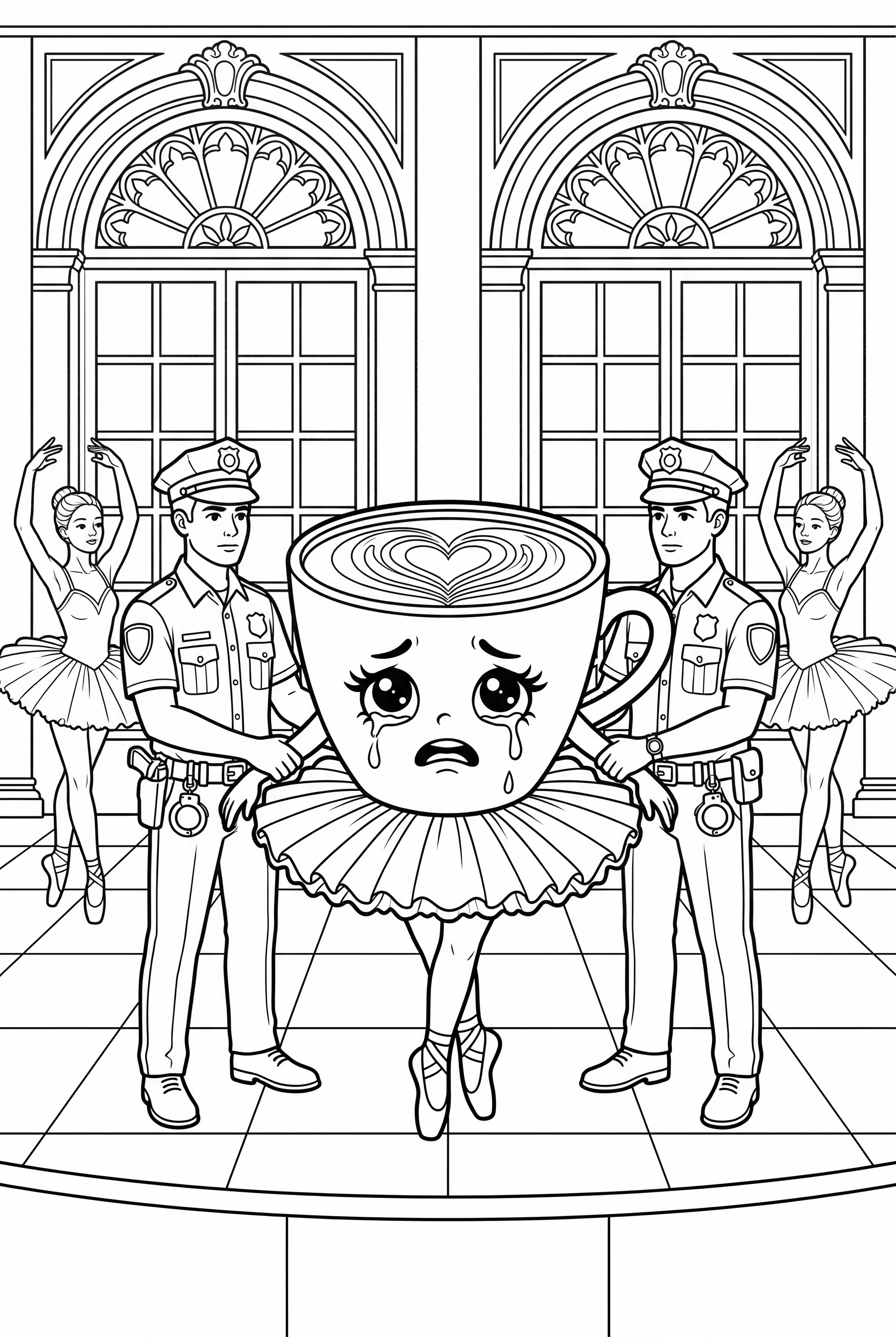 Ballerina Cappucina Caught by Police