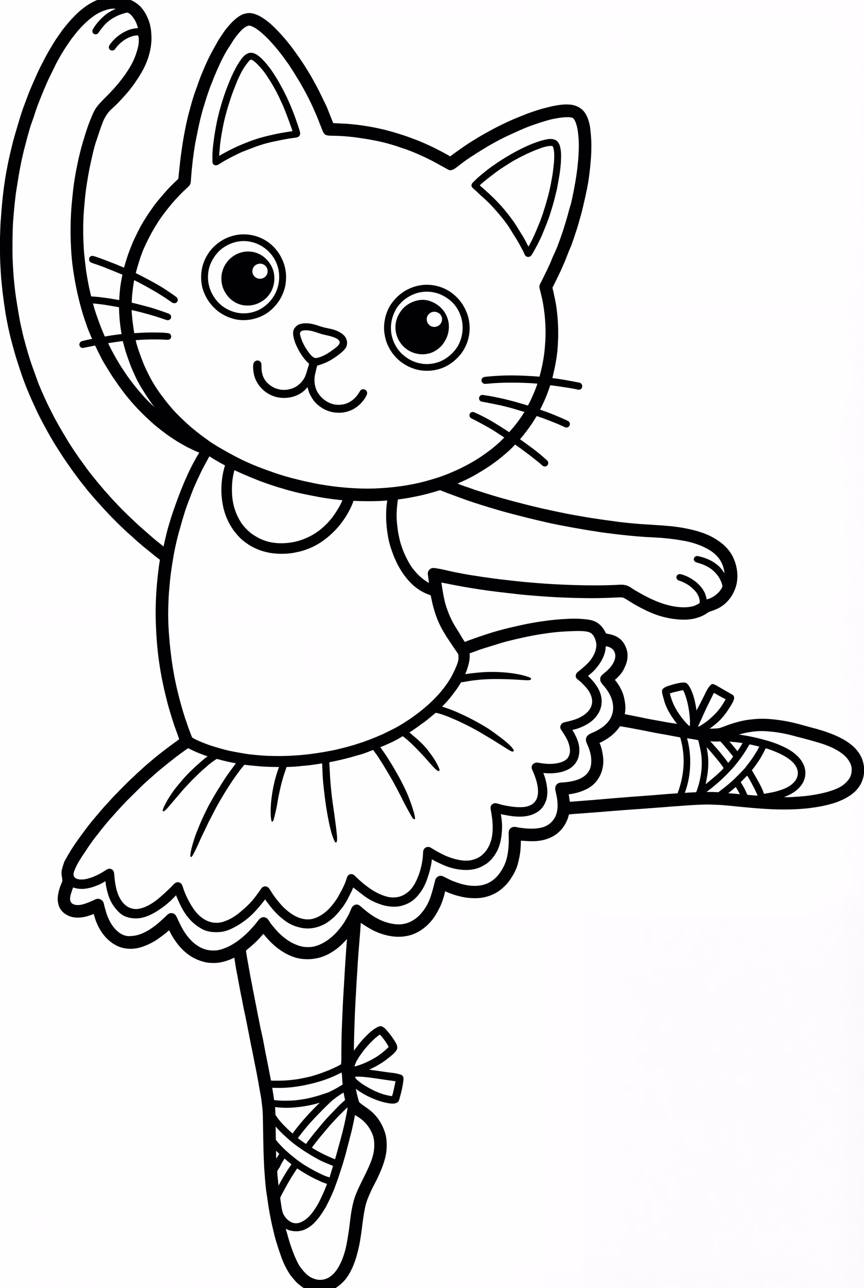 Ballerina Cat in a Tutu