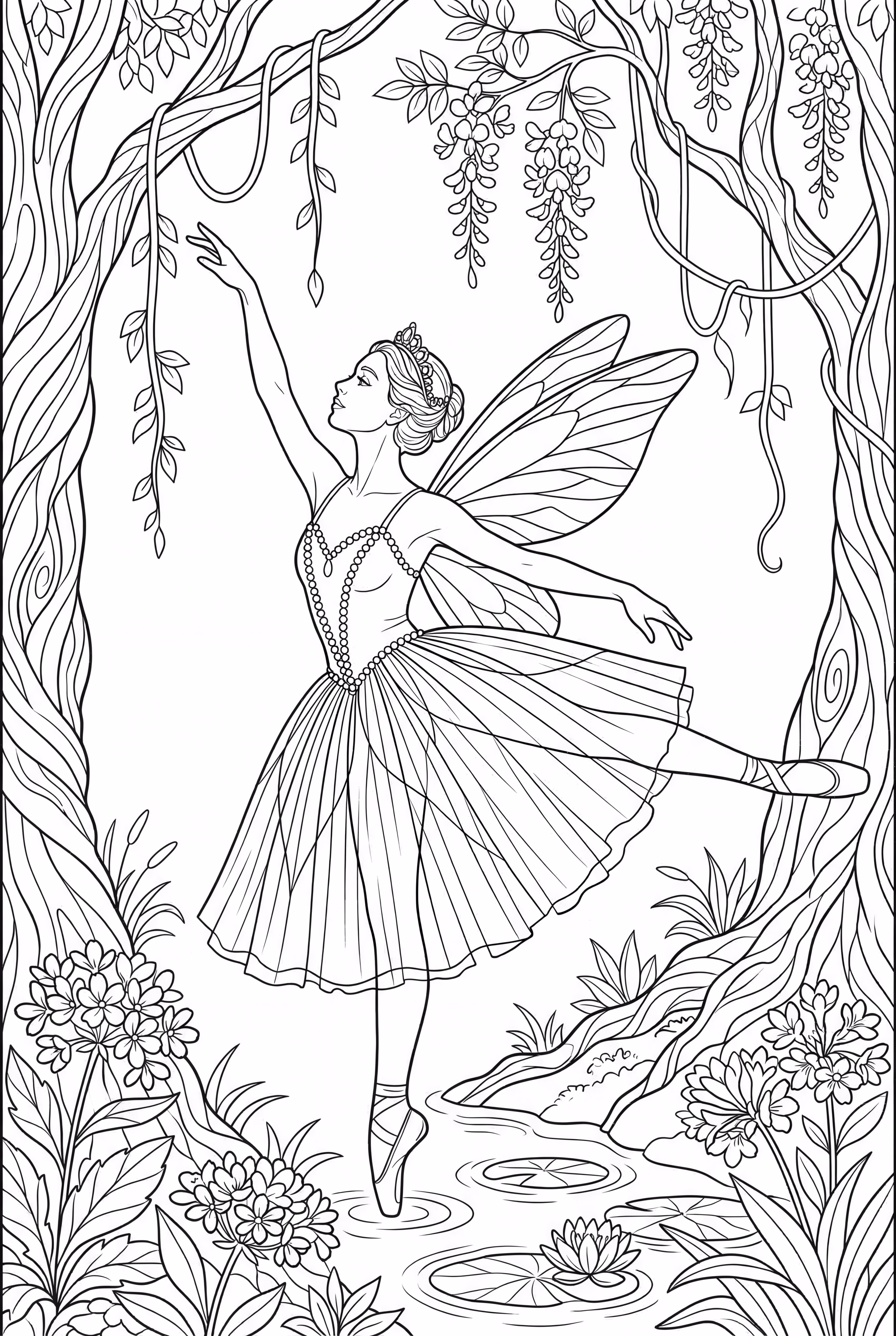 童话森林中的芭蕾舞者