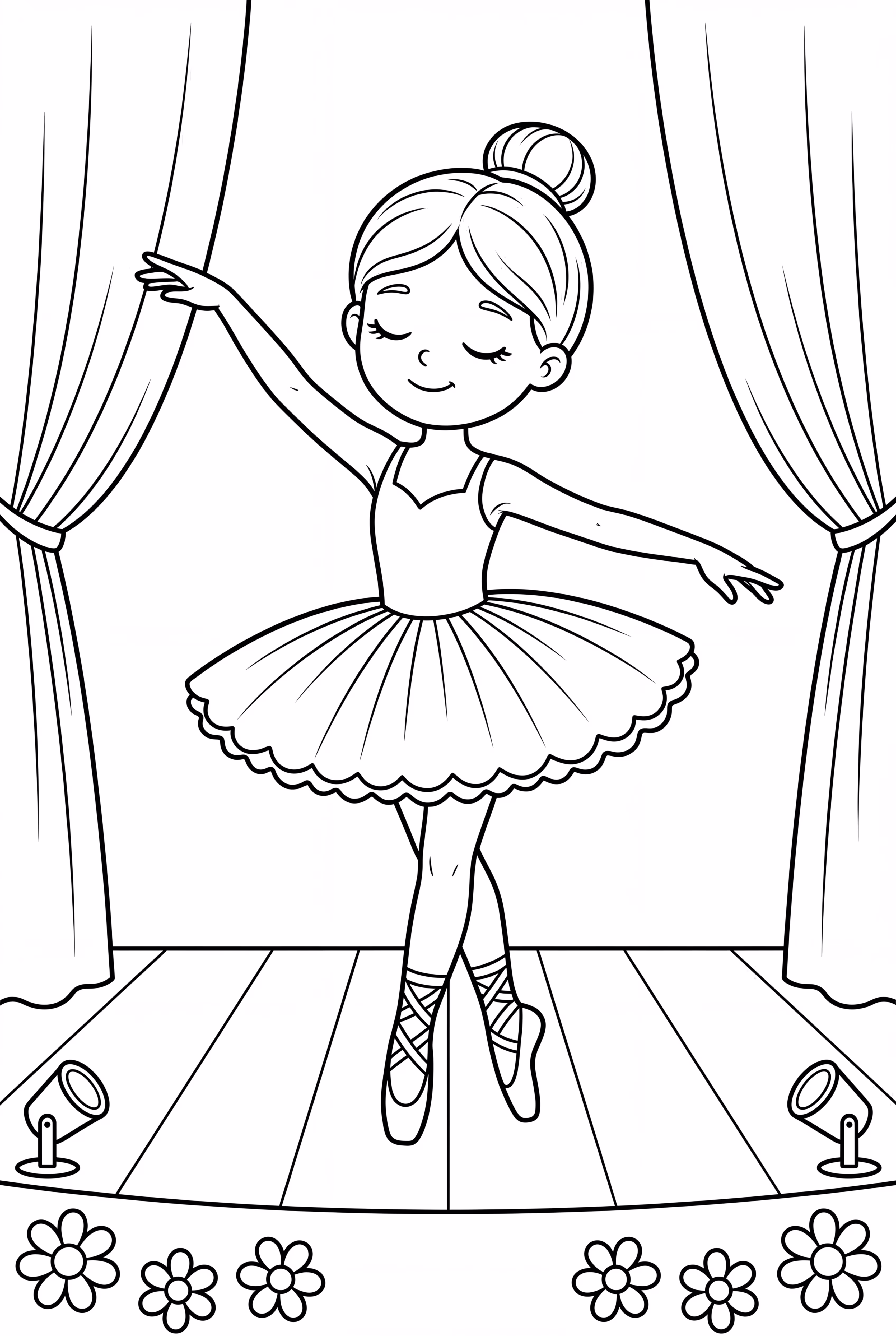 Ballerina Taking a Final Bow