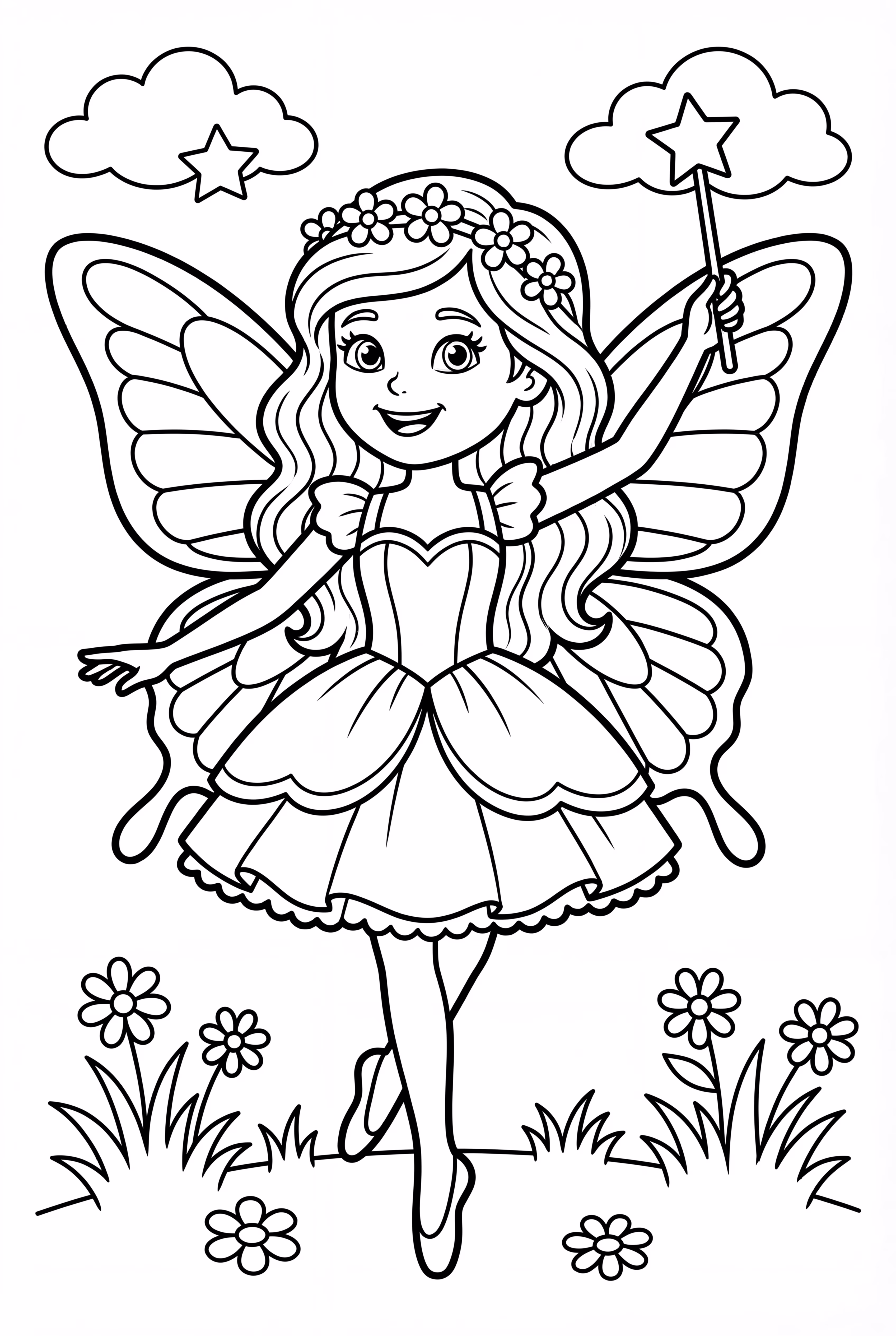 바비와 나비 날개를 가진 요정