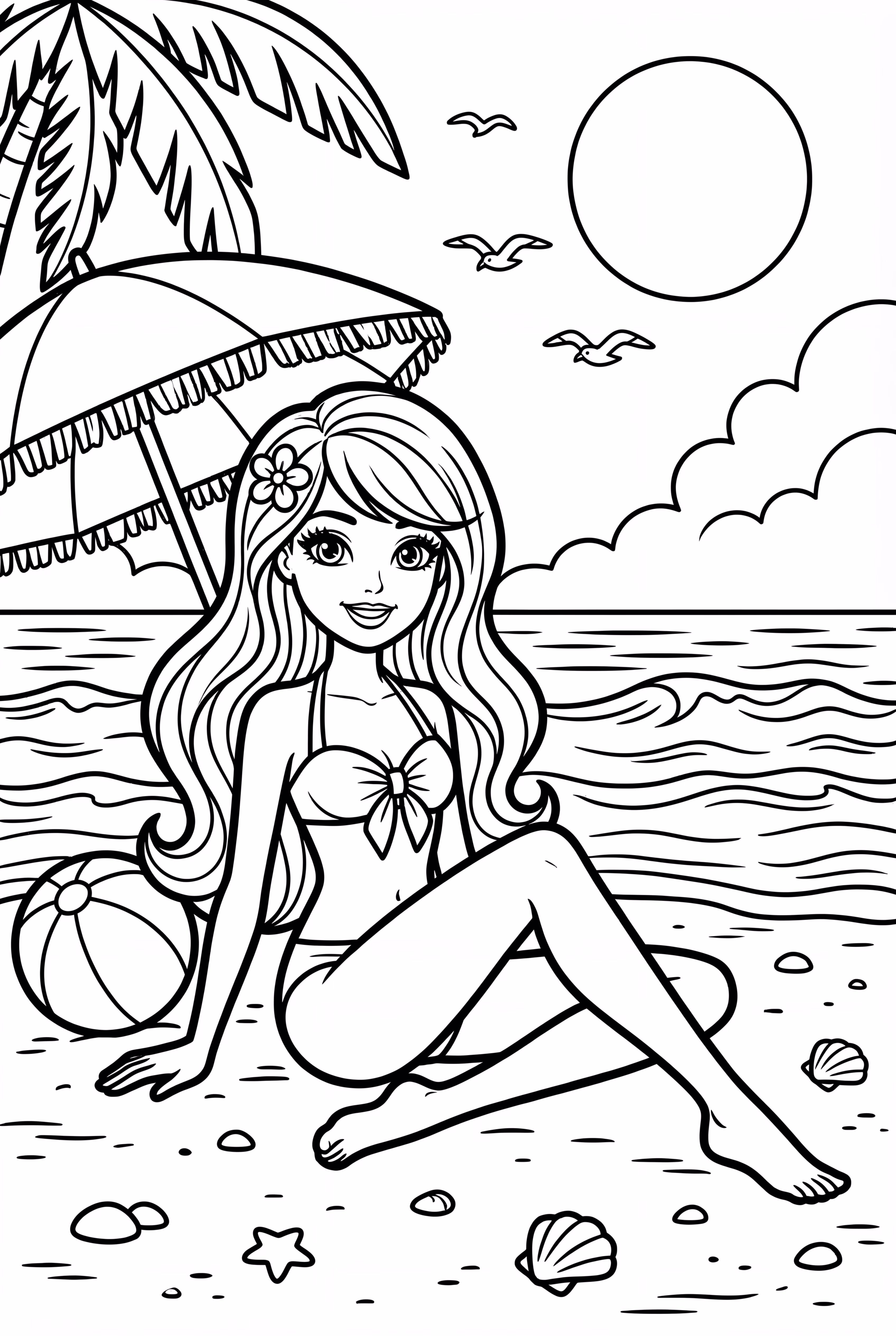 Barbie at the Beach