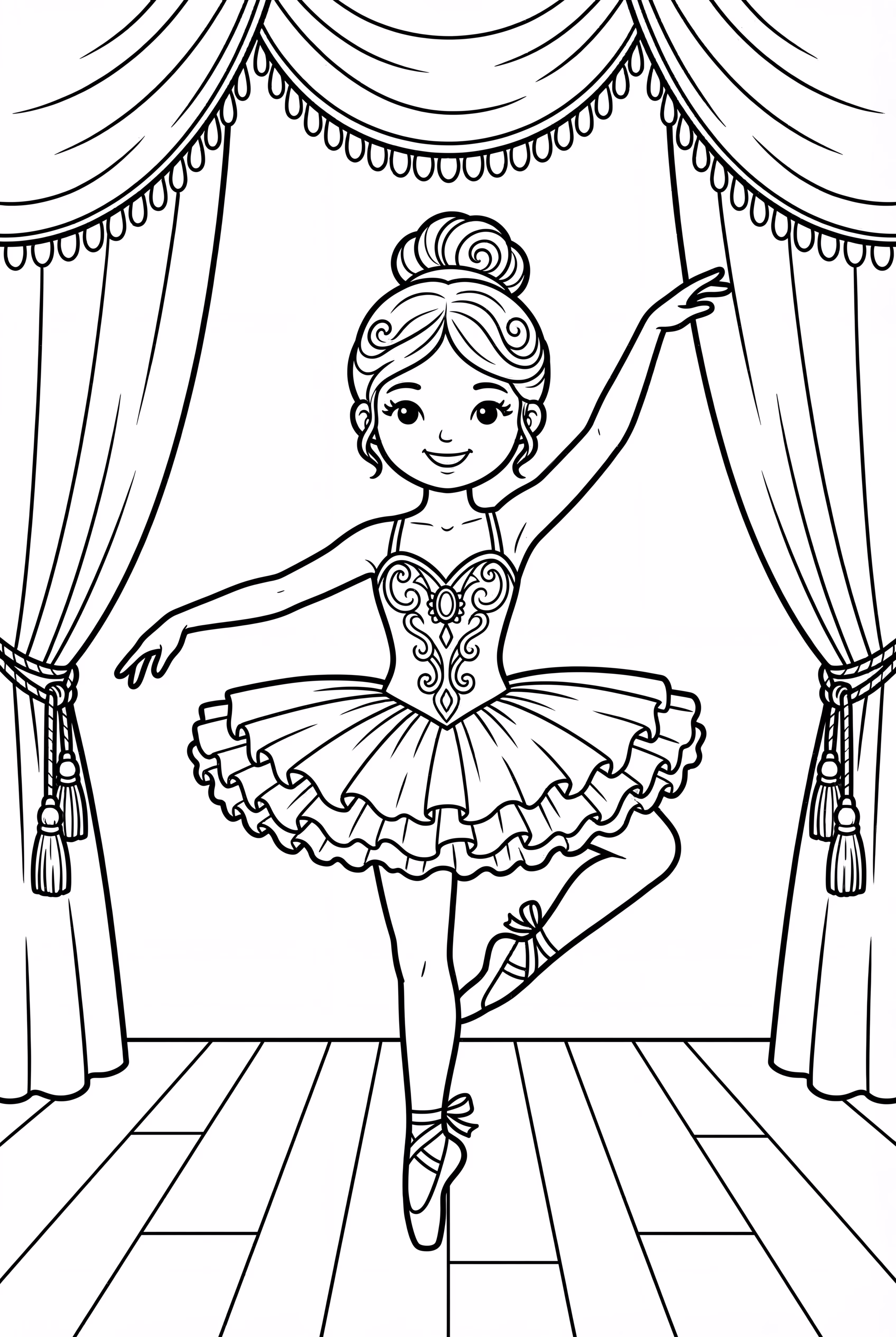 Barbie Bailarina Realizando una Pirueta