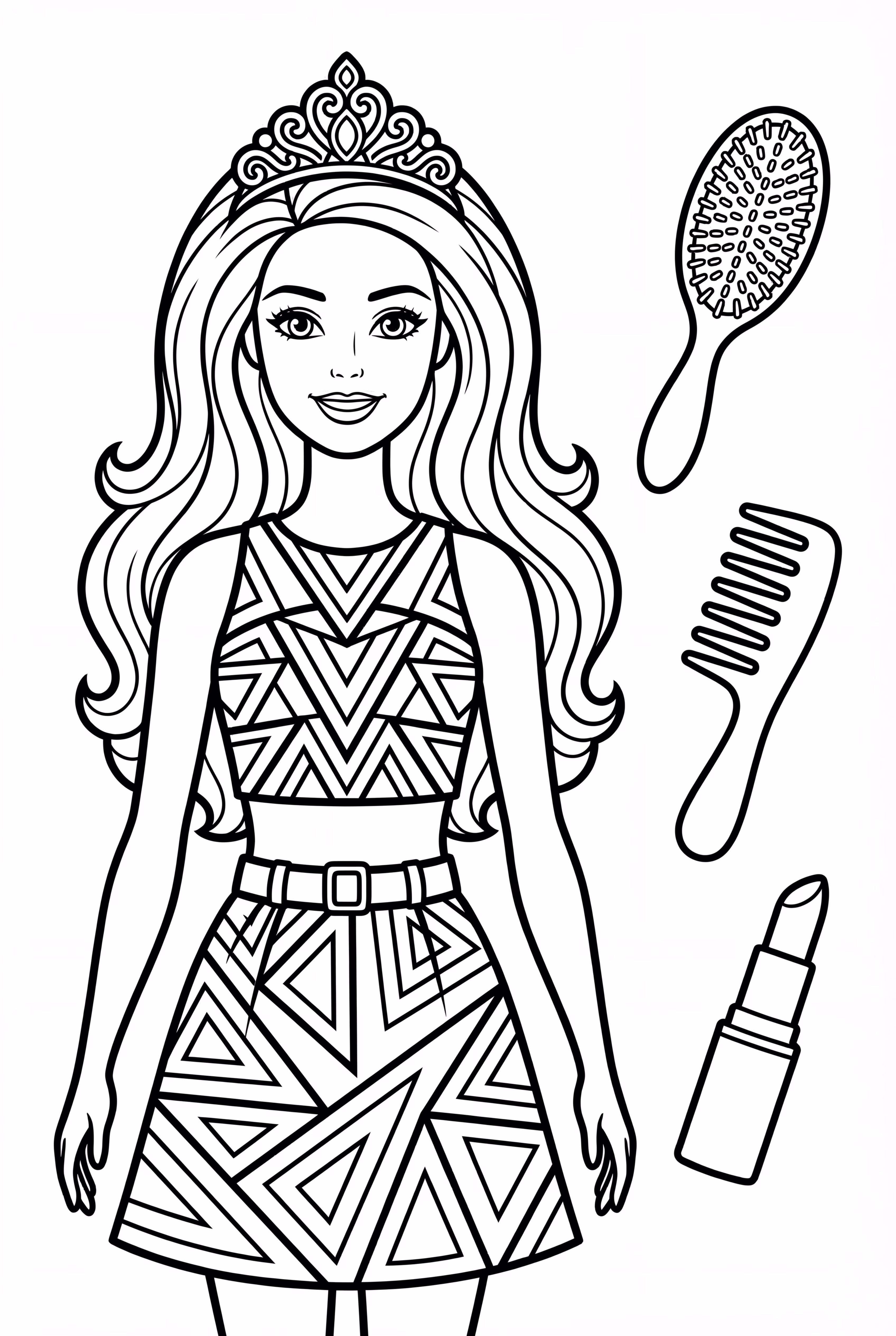 Barbie Beauty Shoot With Colorful Highlights