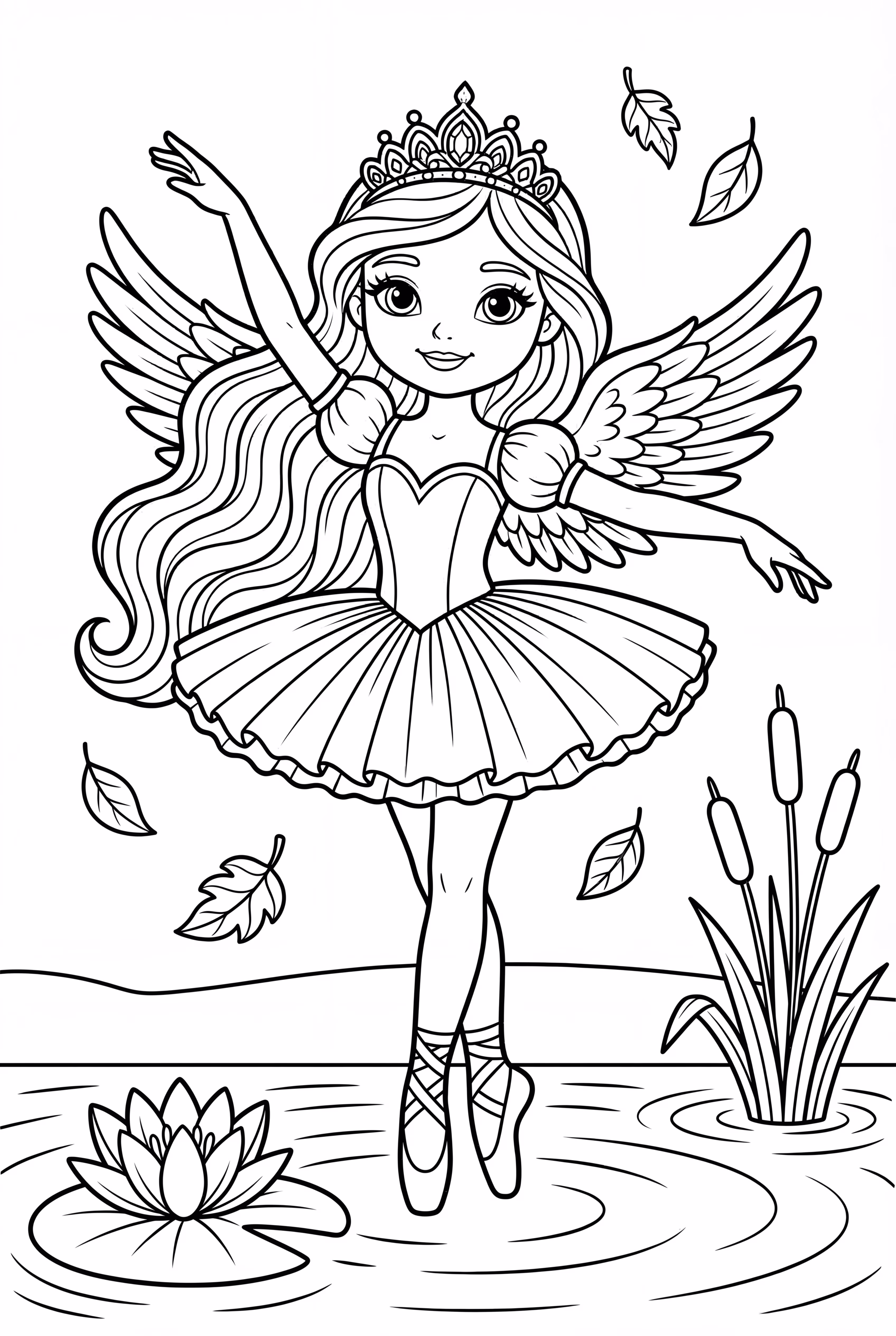 Barbie En Pose de Ballet du Lac des Cygnes