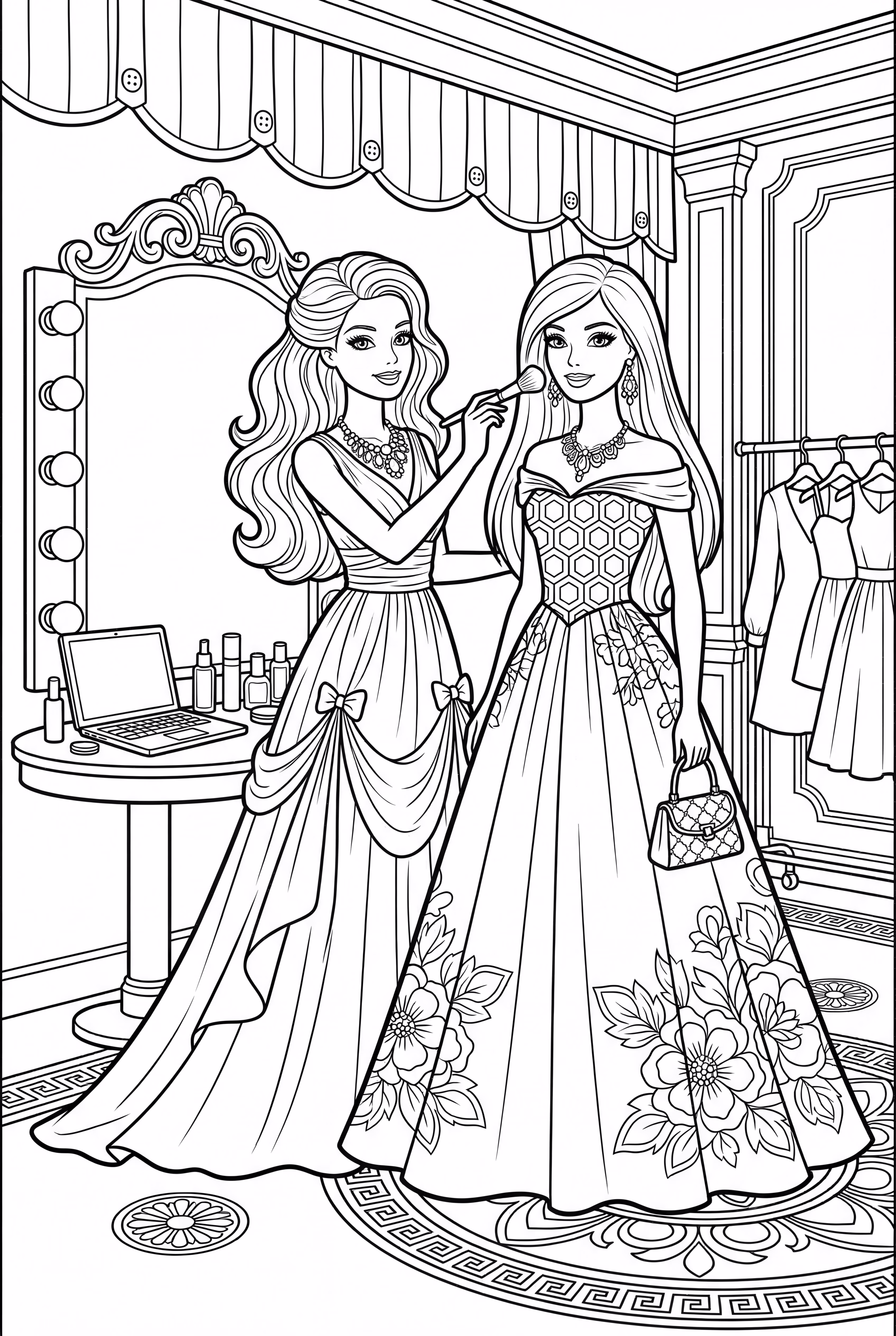 바비 메이크업 아티스트 패션쇼 스타일링