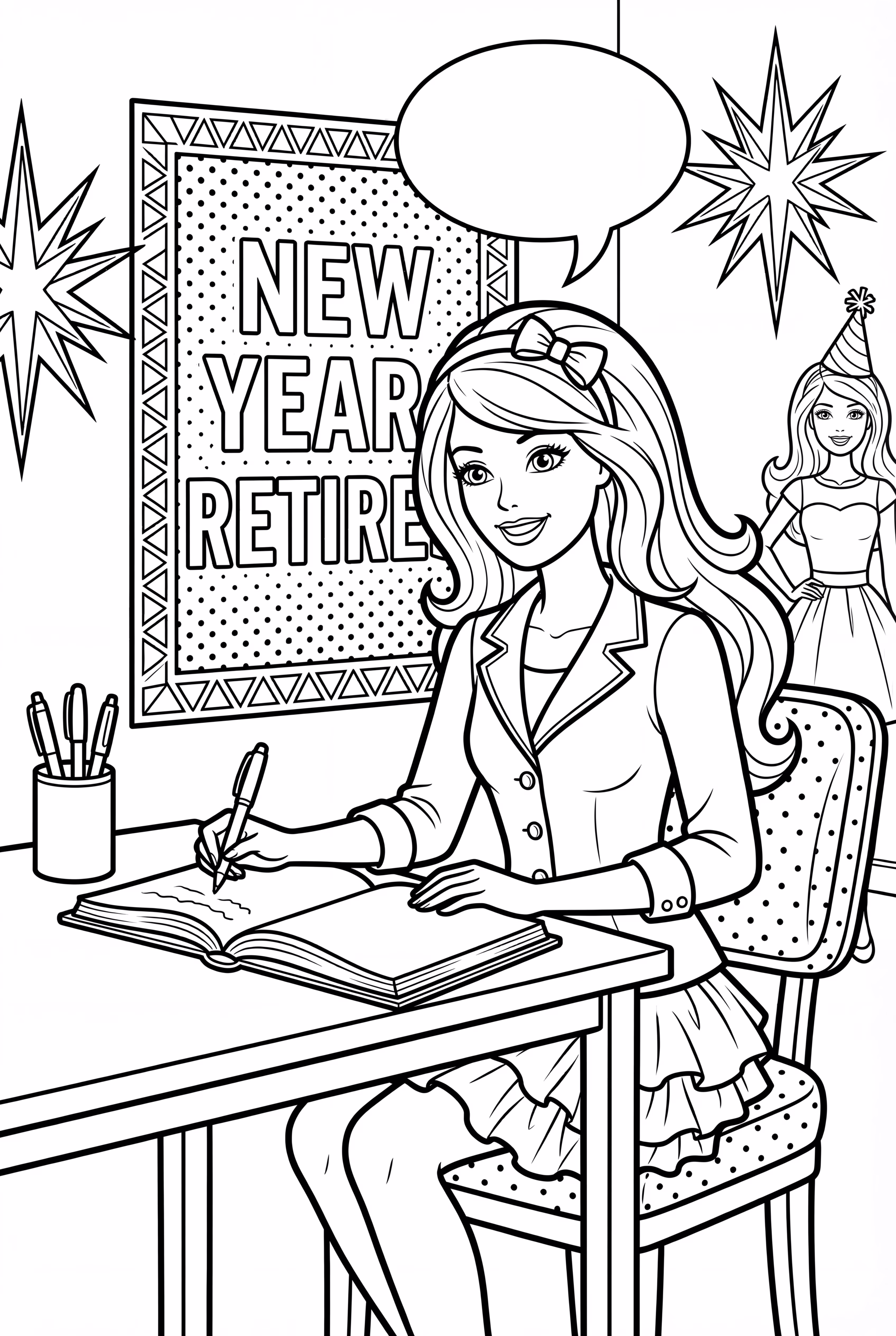 芭比為2025年訂立新年計畫