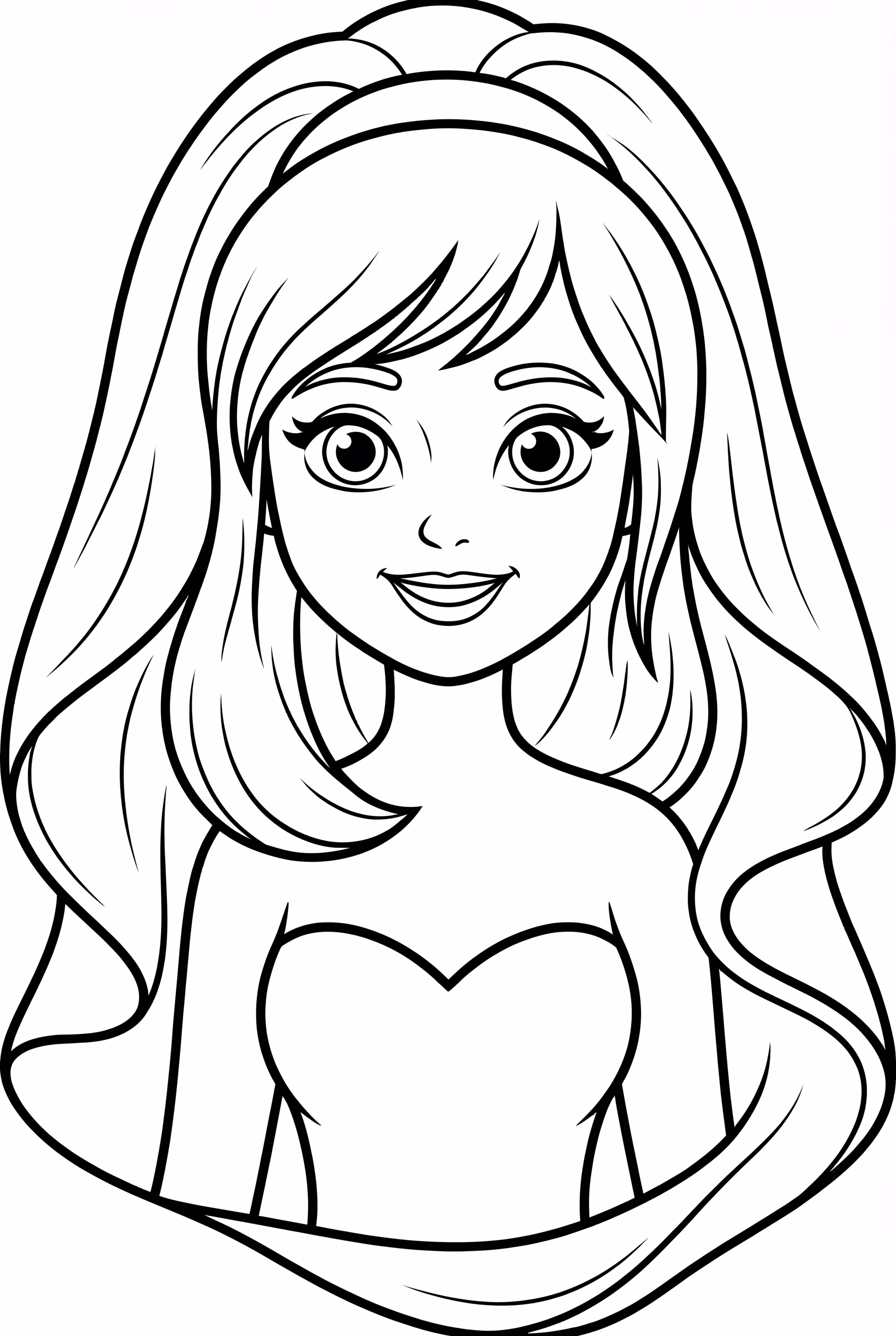 Barbie's Simple Wedding Veil