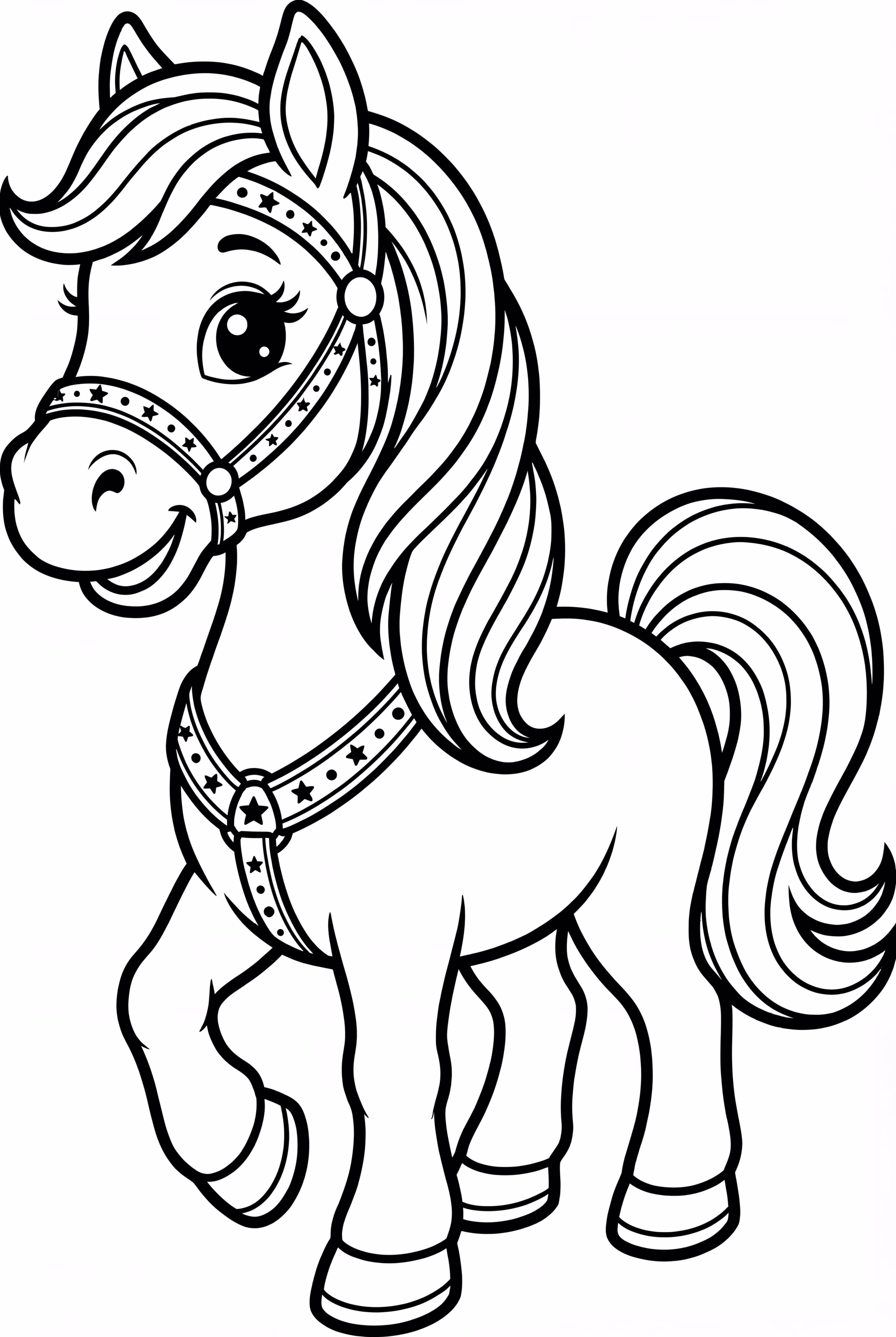 Barbie Styling Horse With Glitter Bridle