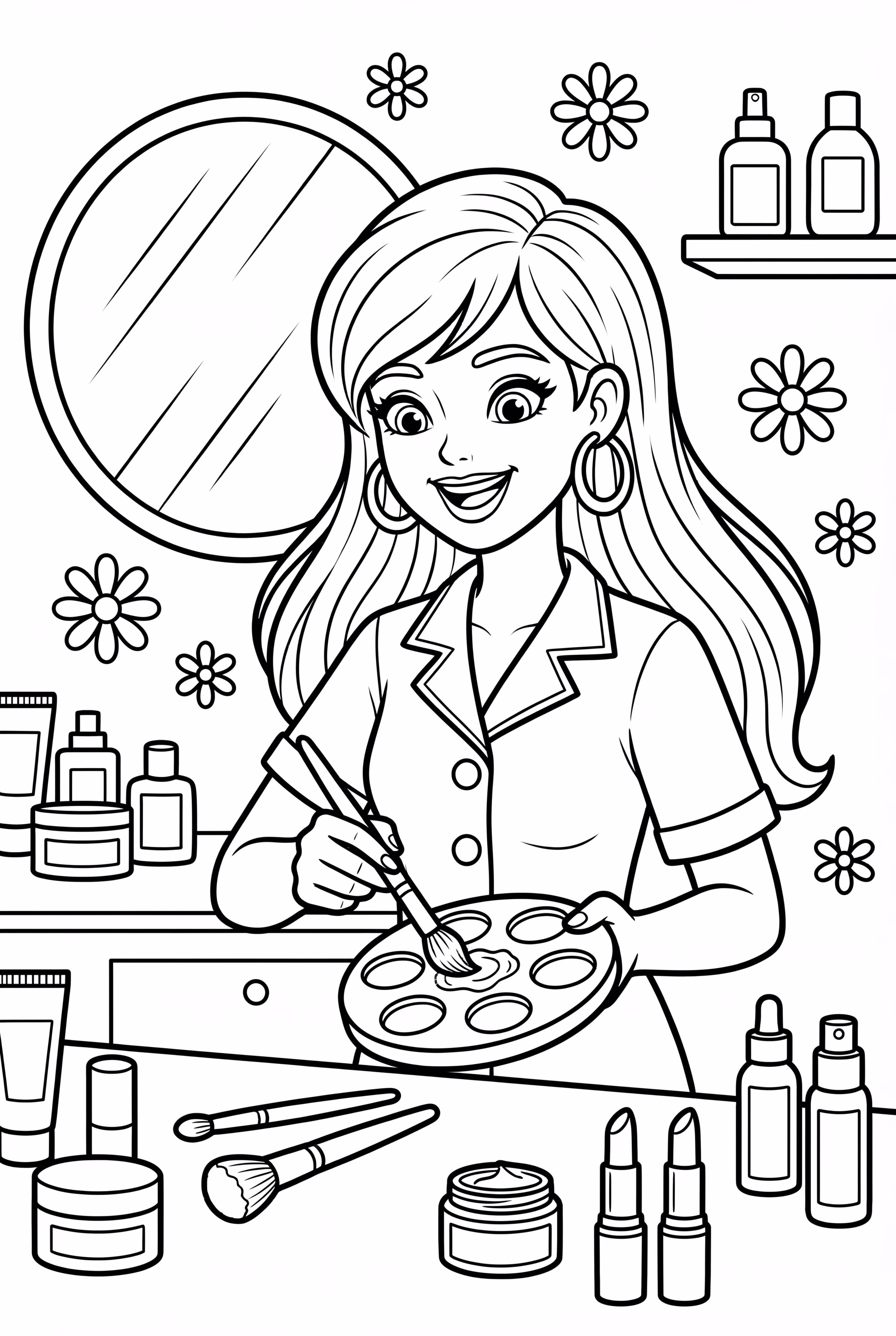 Barbie Stylist Mischung benutzerdefinierter Lippenfarbe