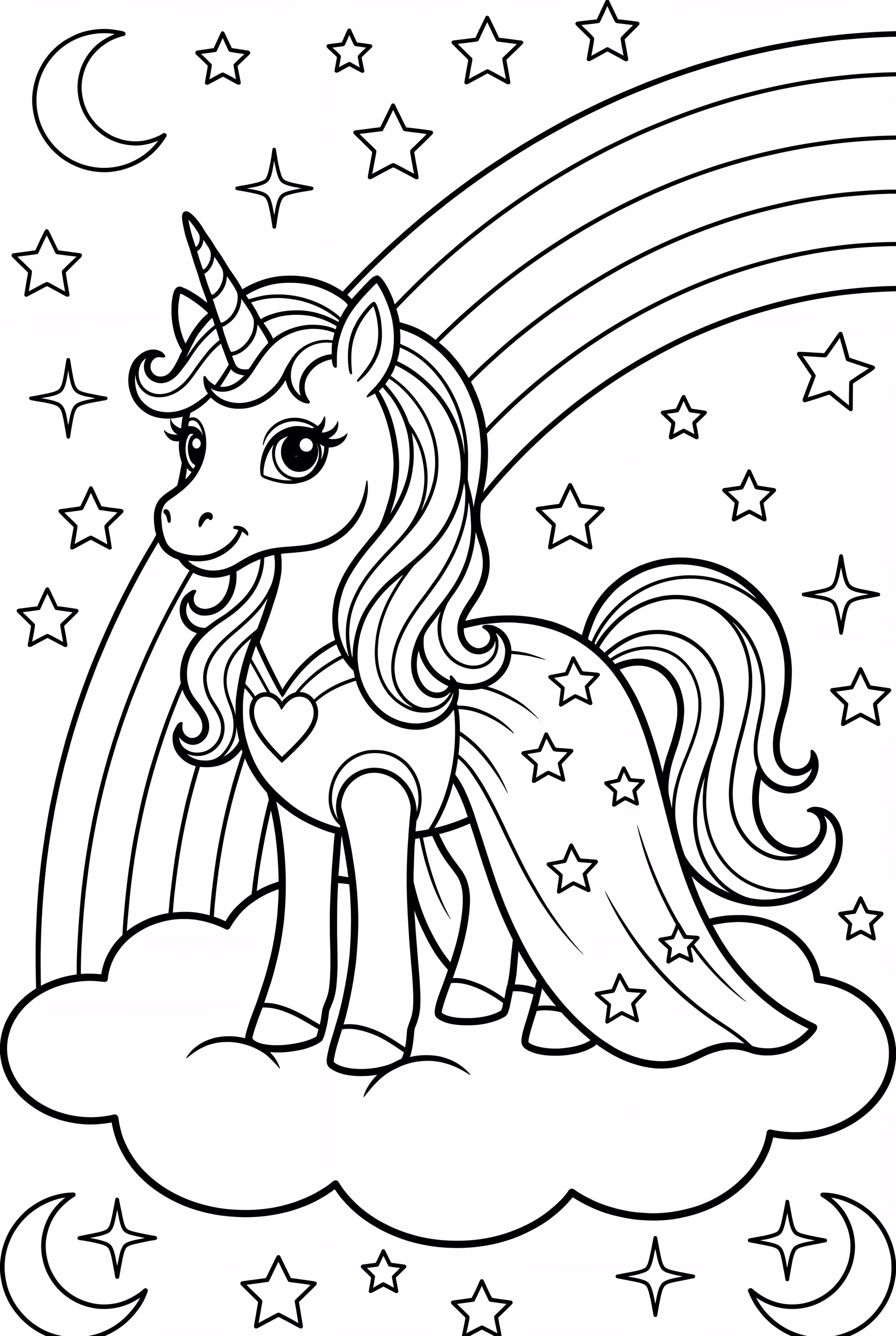 바비 유니콘과 반짝이는 드레스