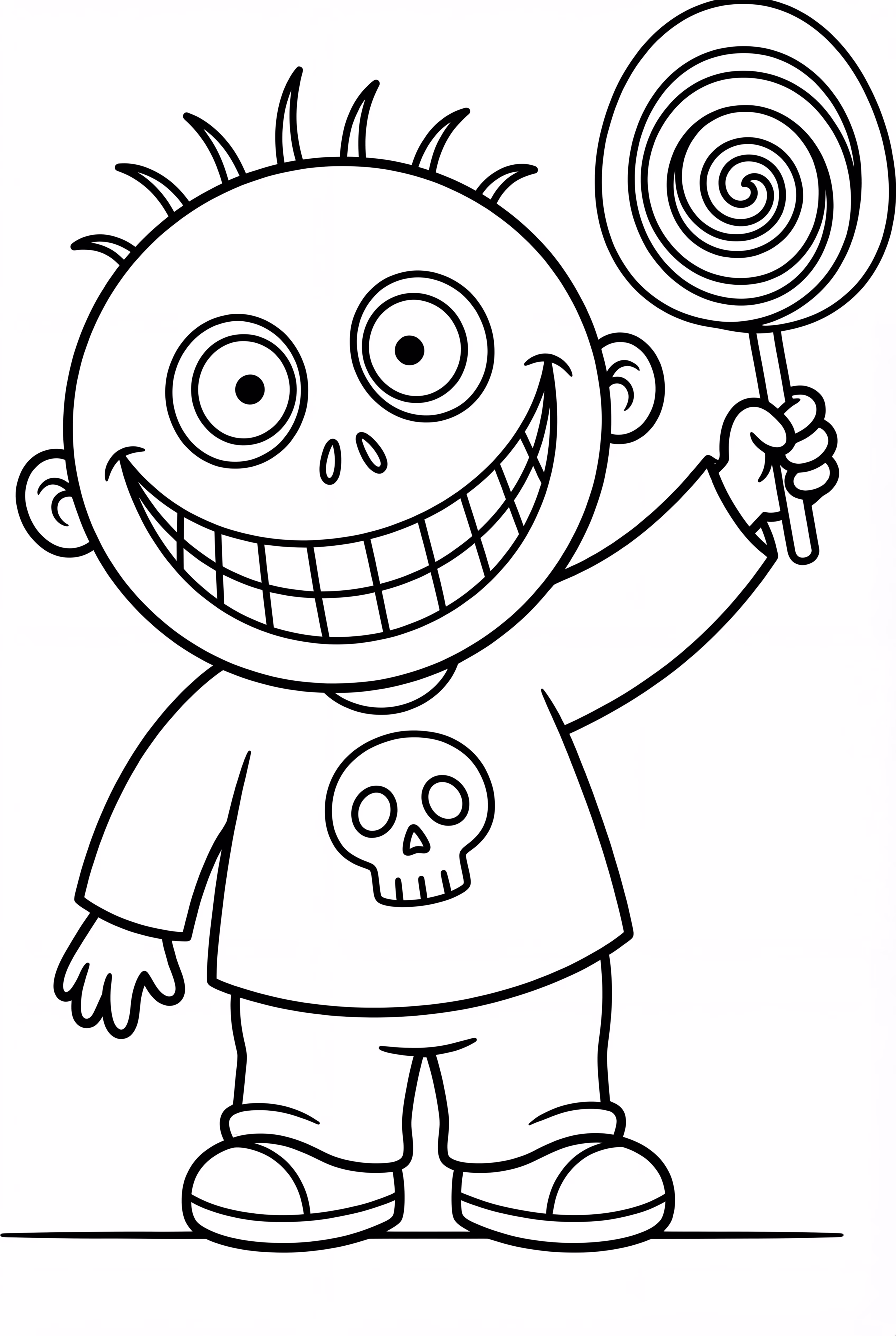 Barrel From Nightmare Before Christmas With Lollipop