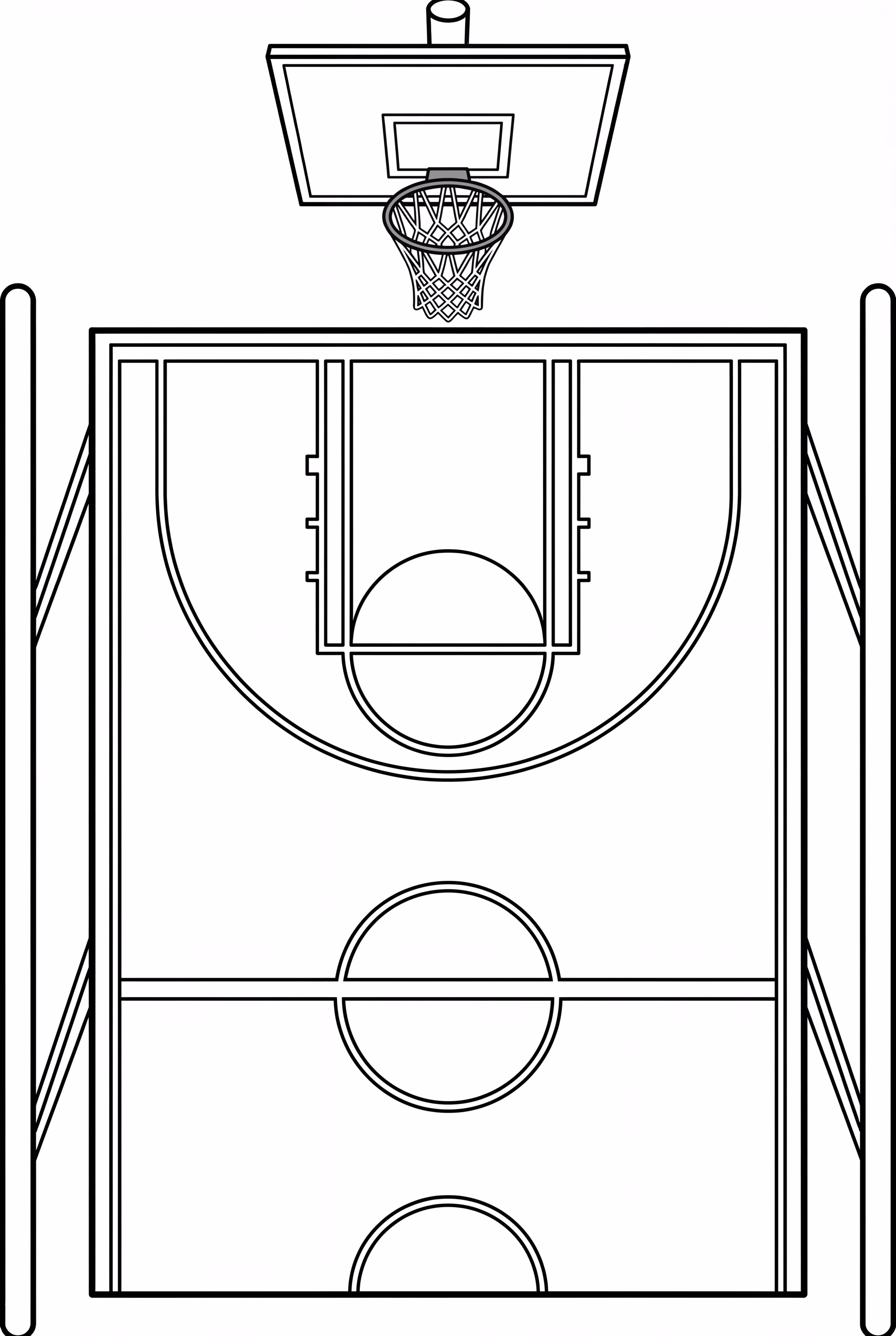 basketball court lines