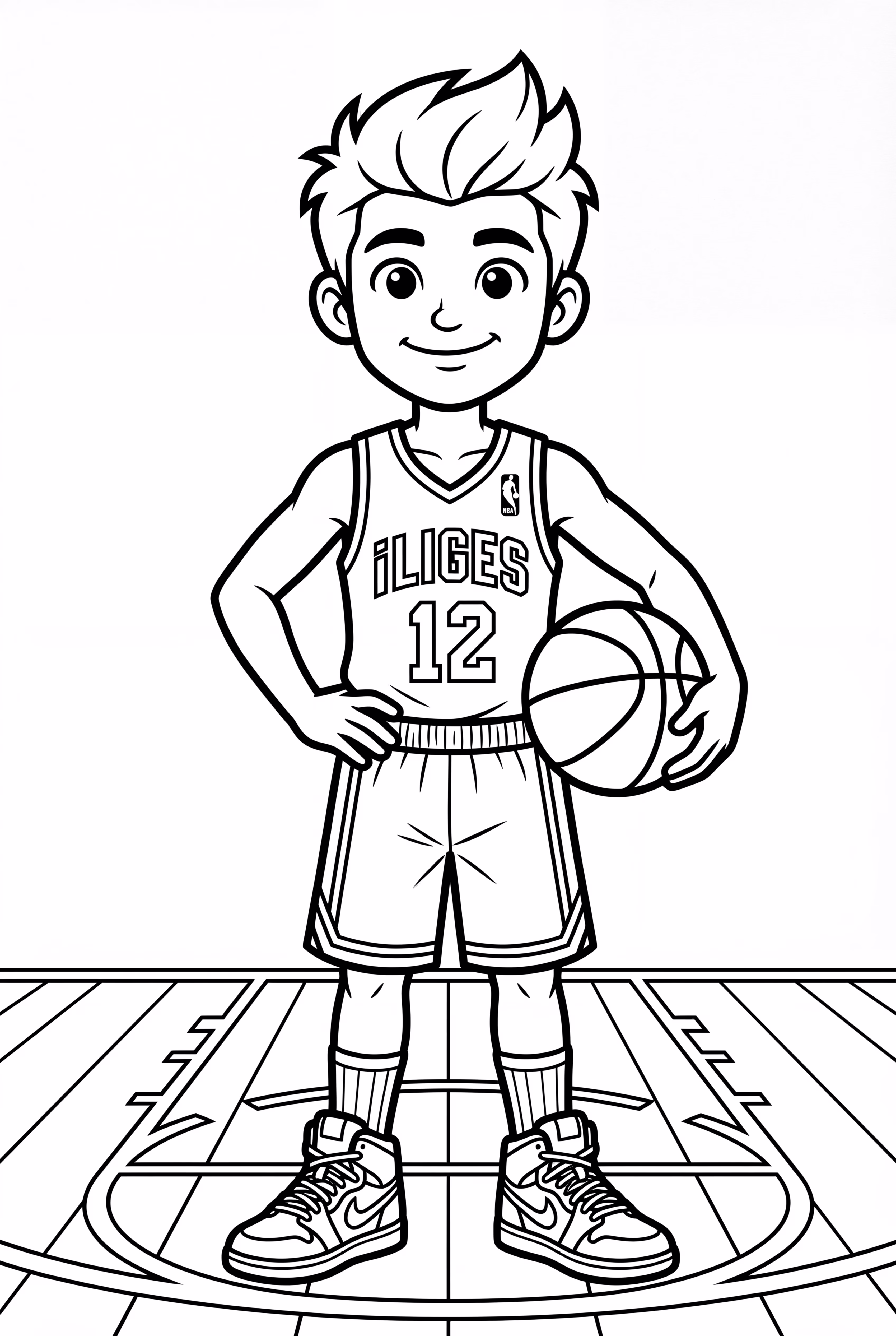 jugador de baloncesto de pie-2