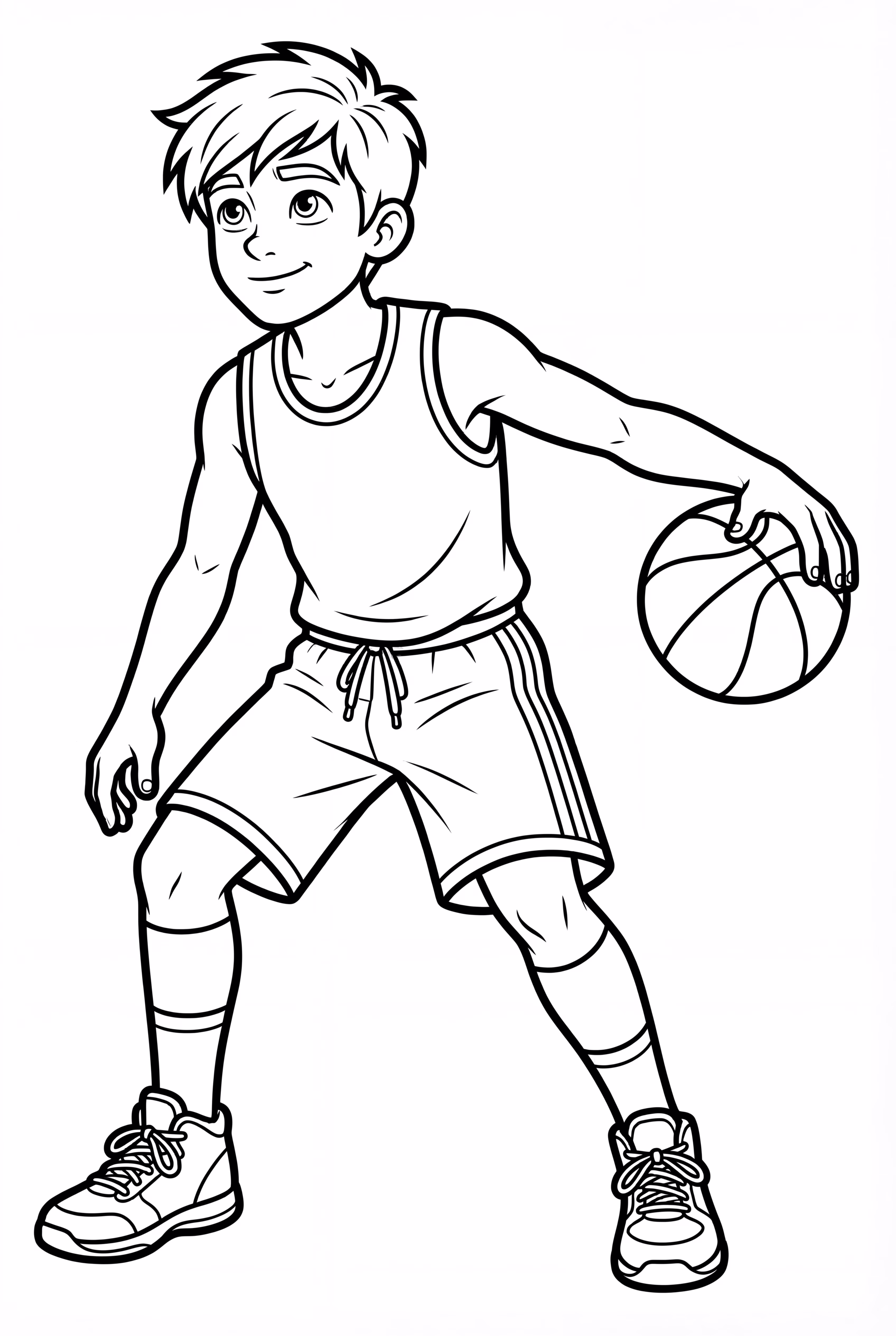 basketball player standing