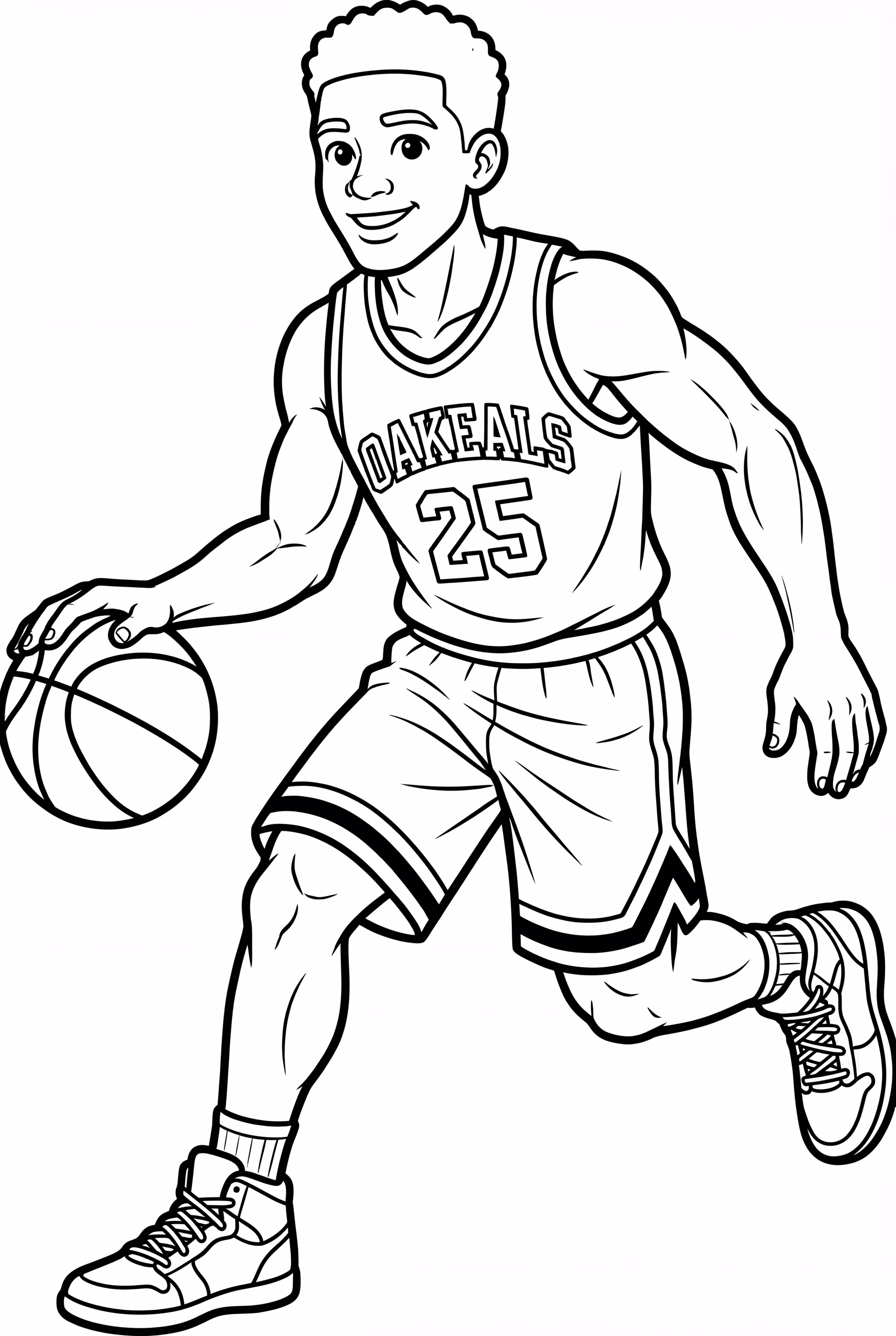 basketball player standing