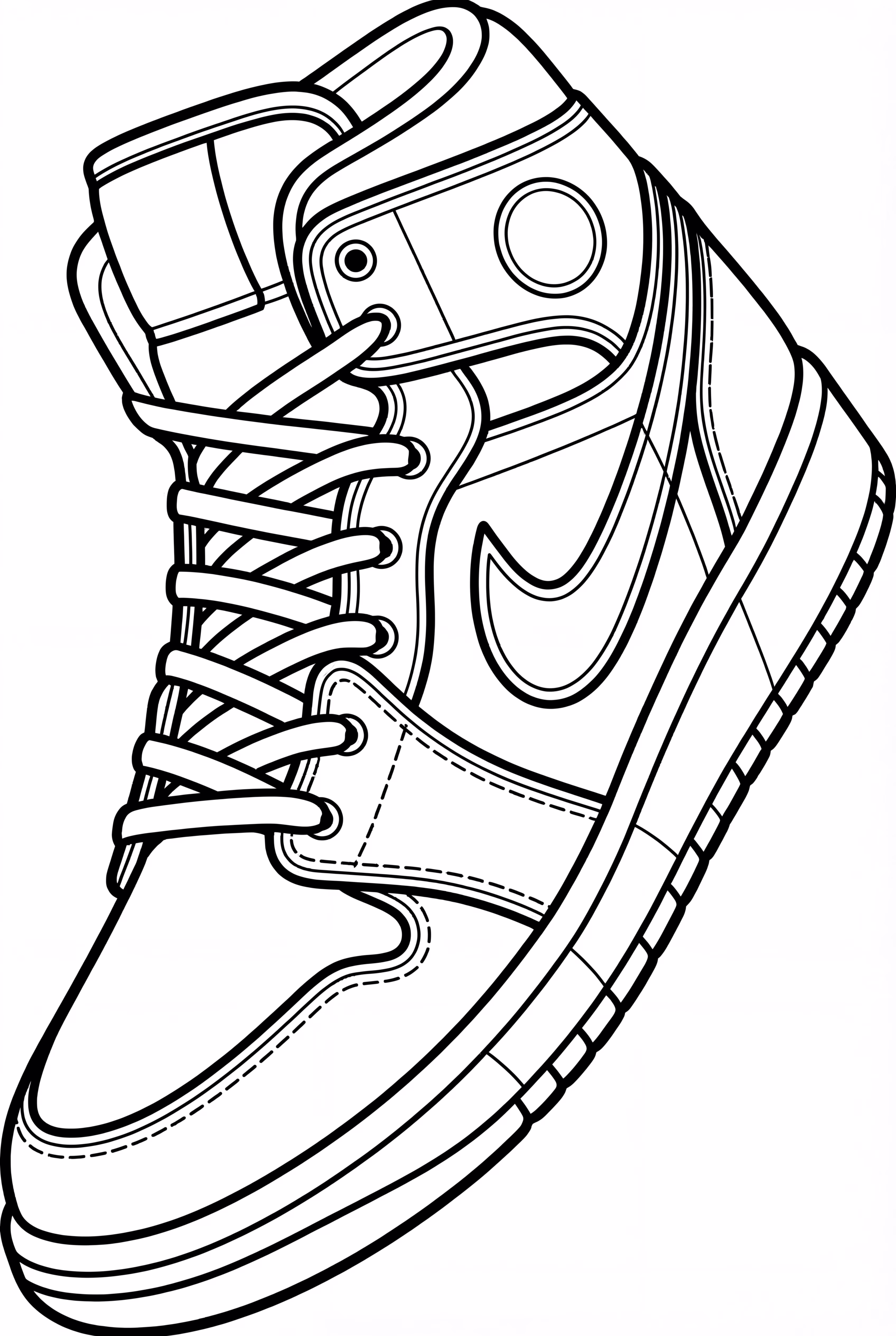 design de tênis de basquete