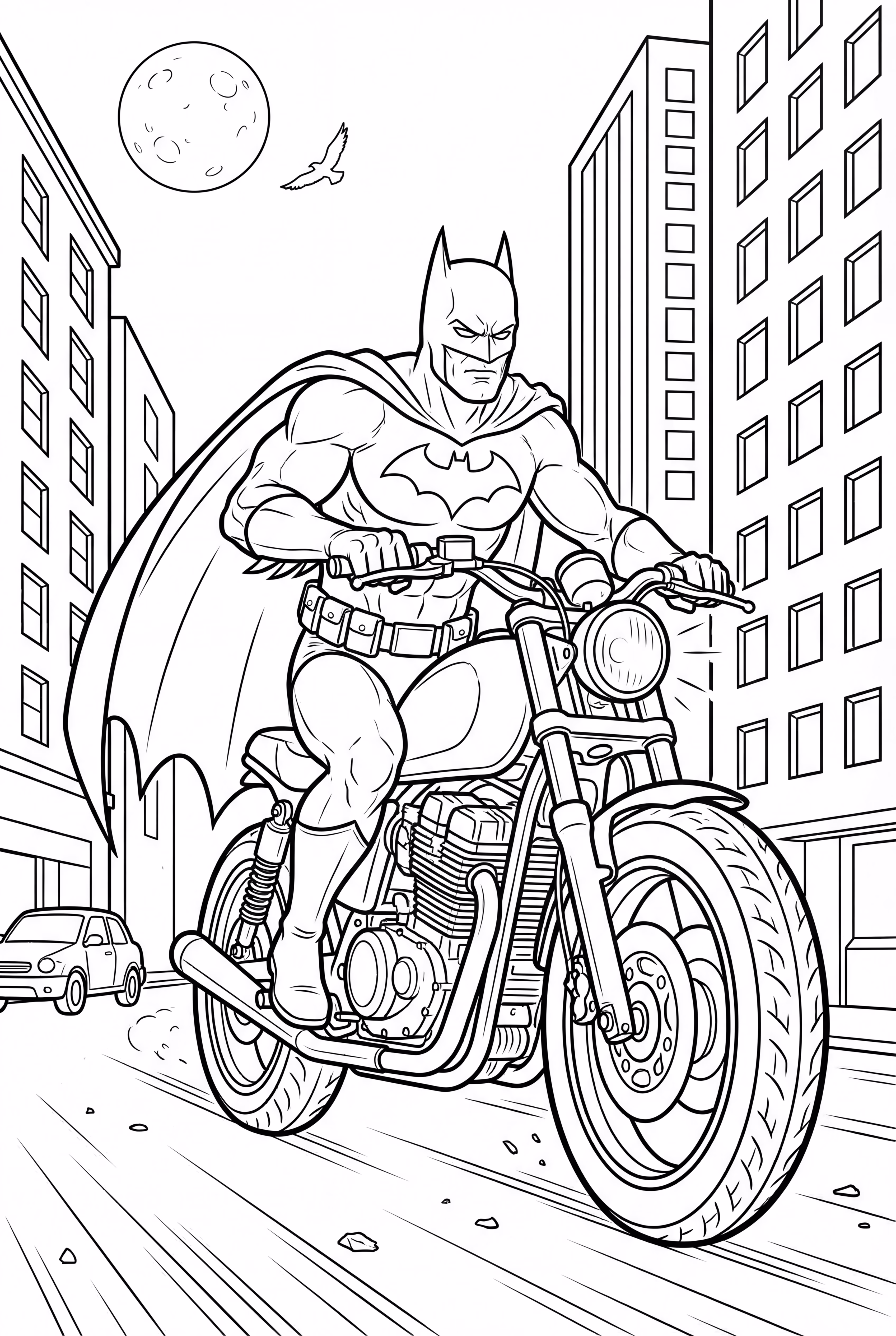 Batman Dark City Motorcycle Chase