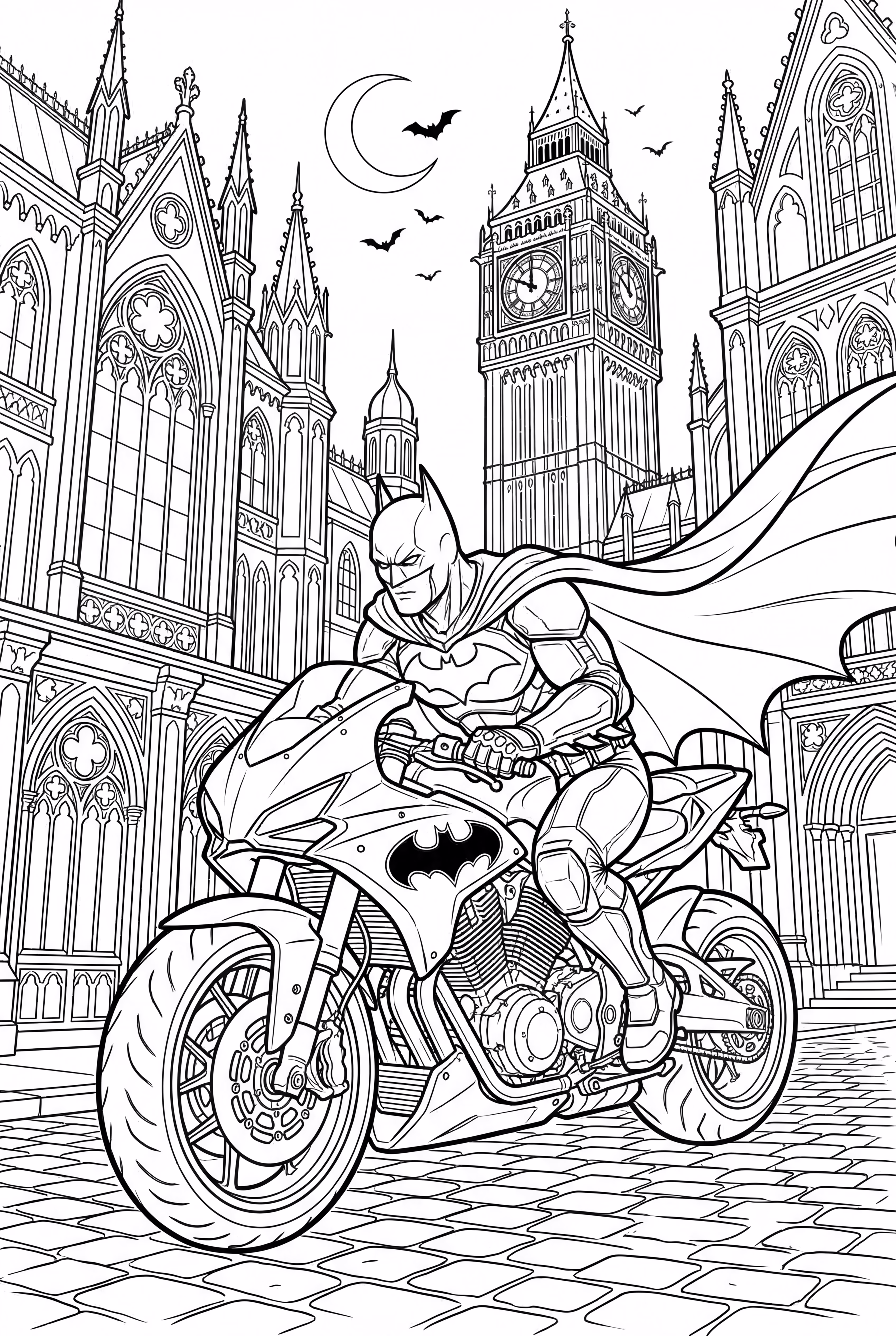 蝙蝠侠夜骑摩托