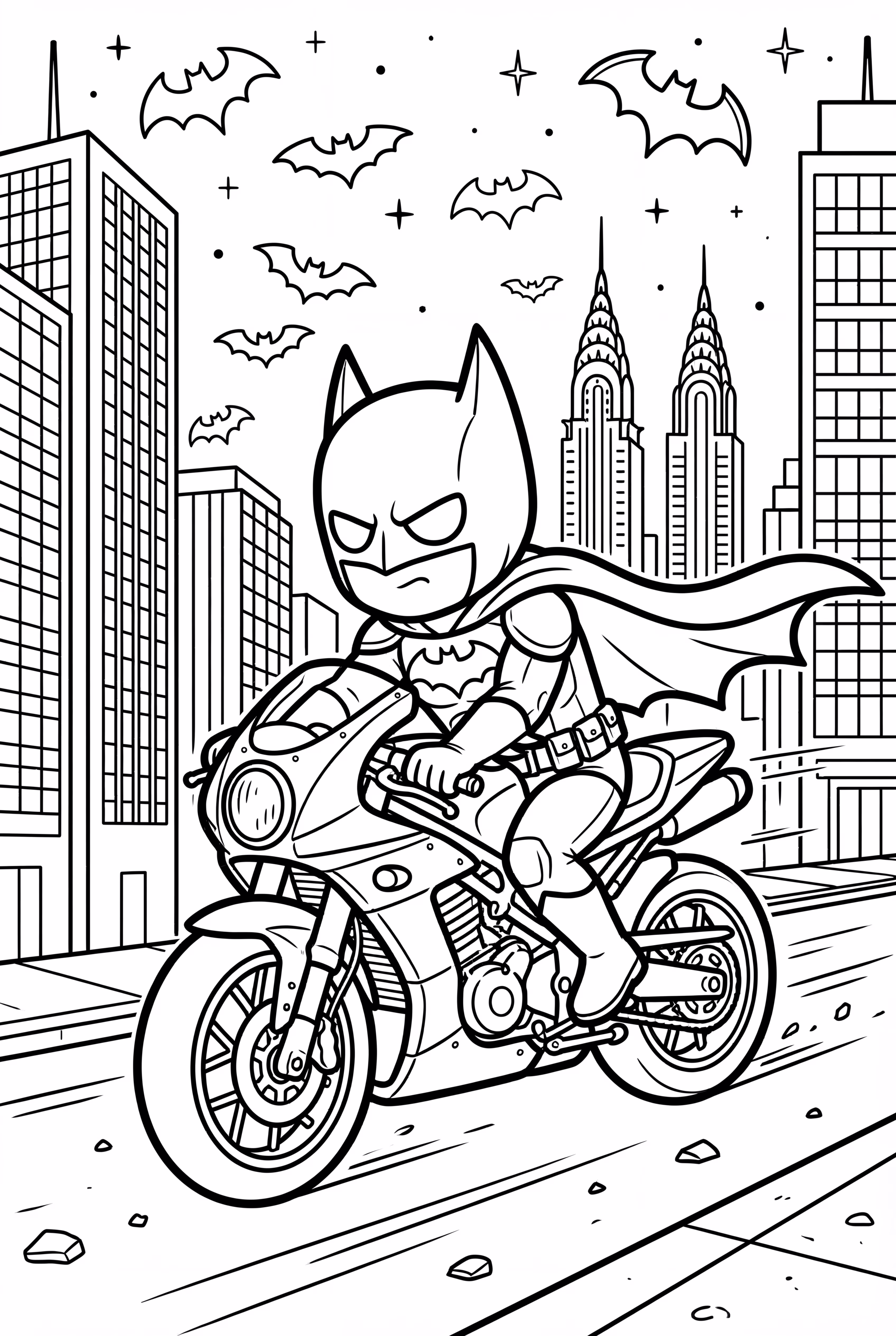 Batman Motocicleta Noturna-2