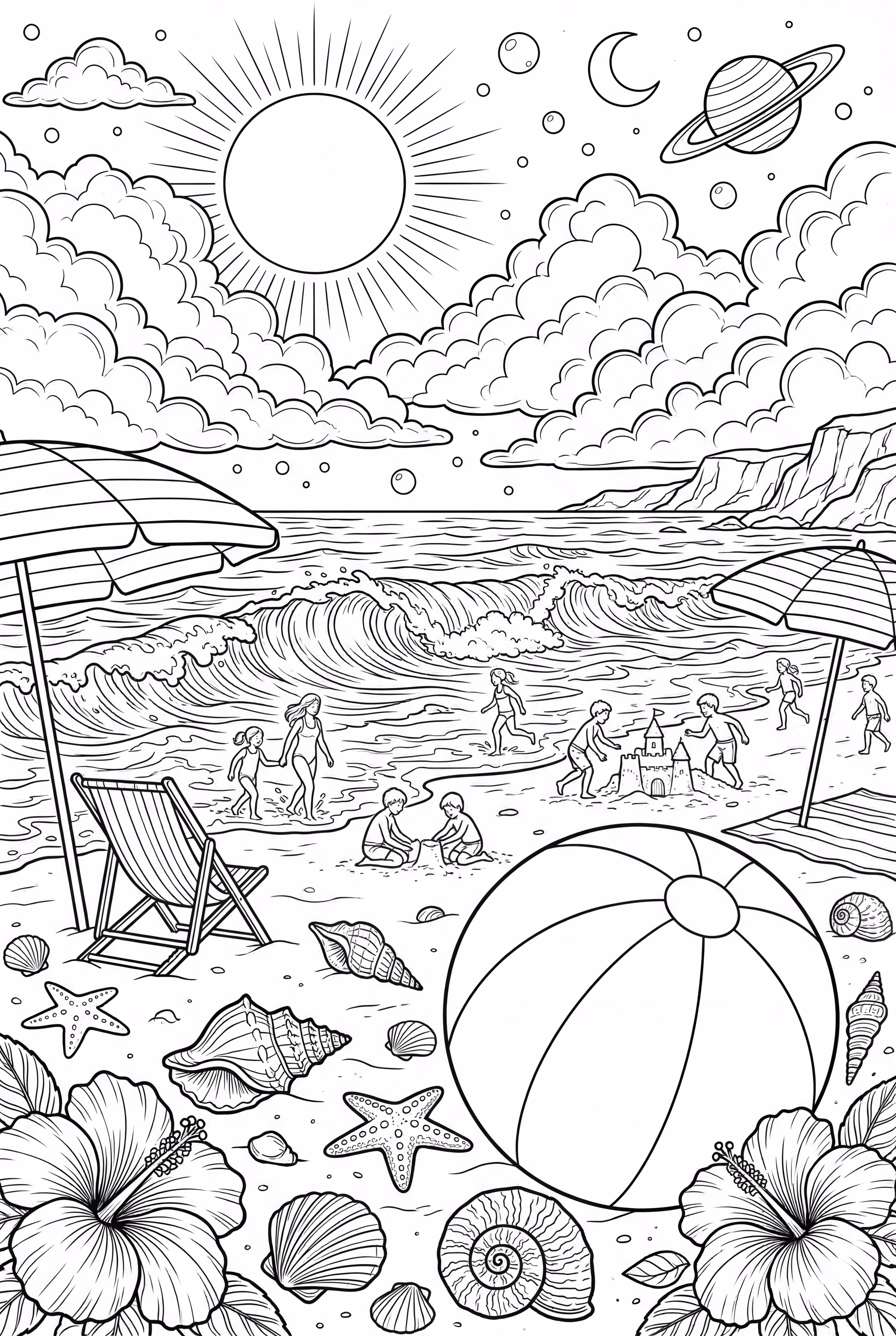 Amusement sur la plage