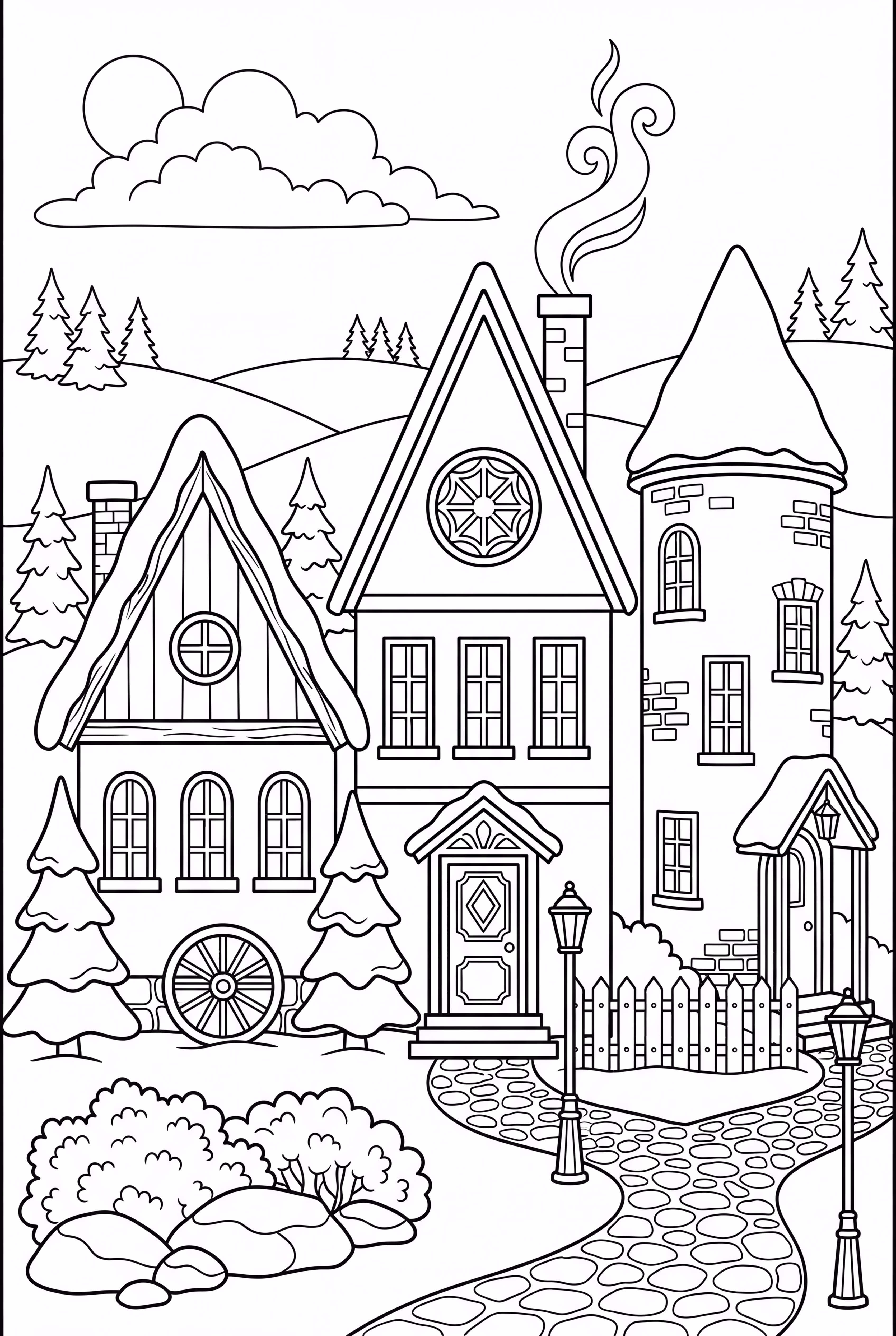 Beautifully landscaped streets