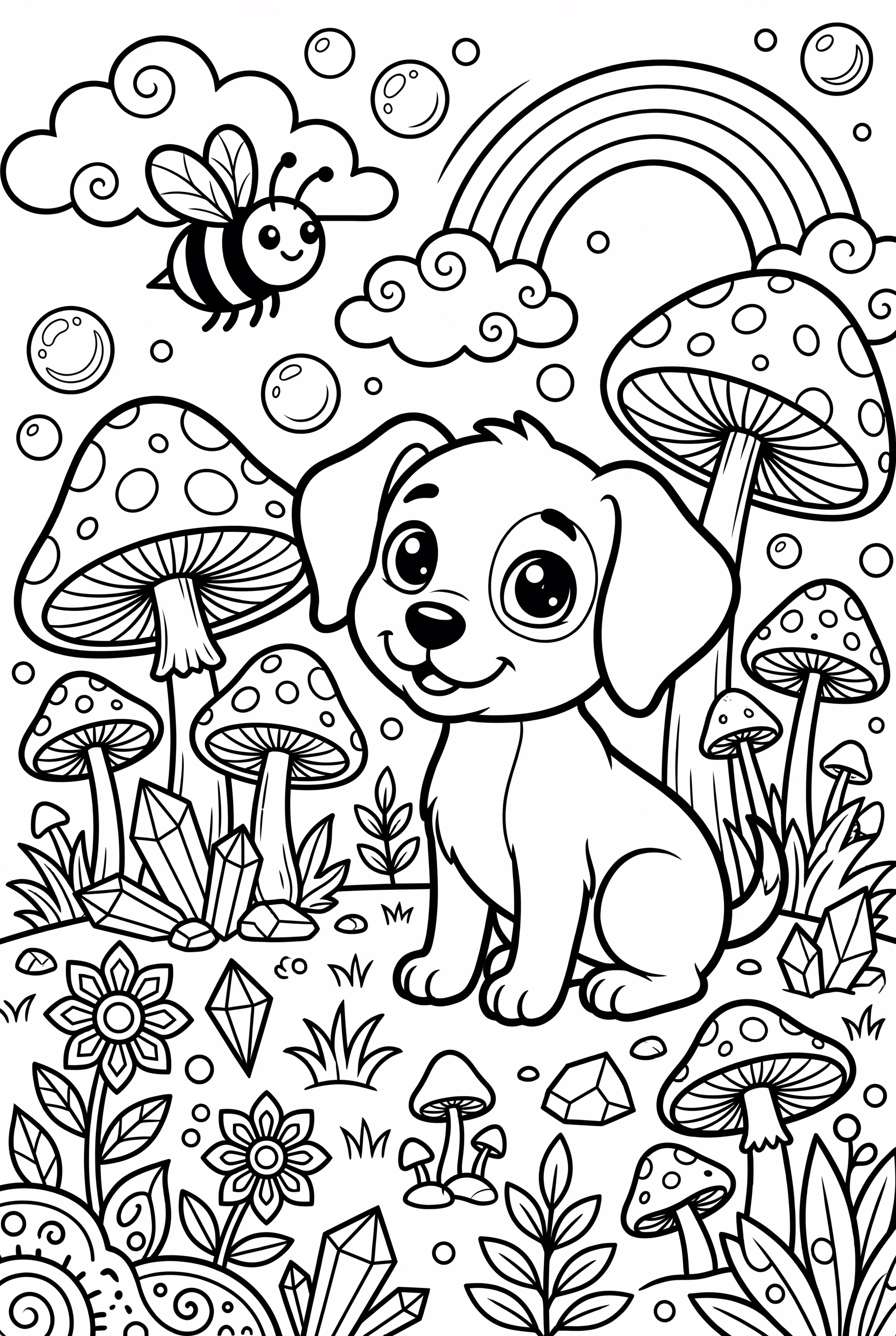 Bee and Puppycat in a Fantasy World