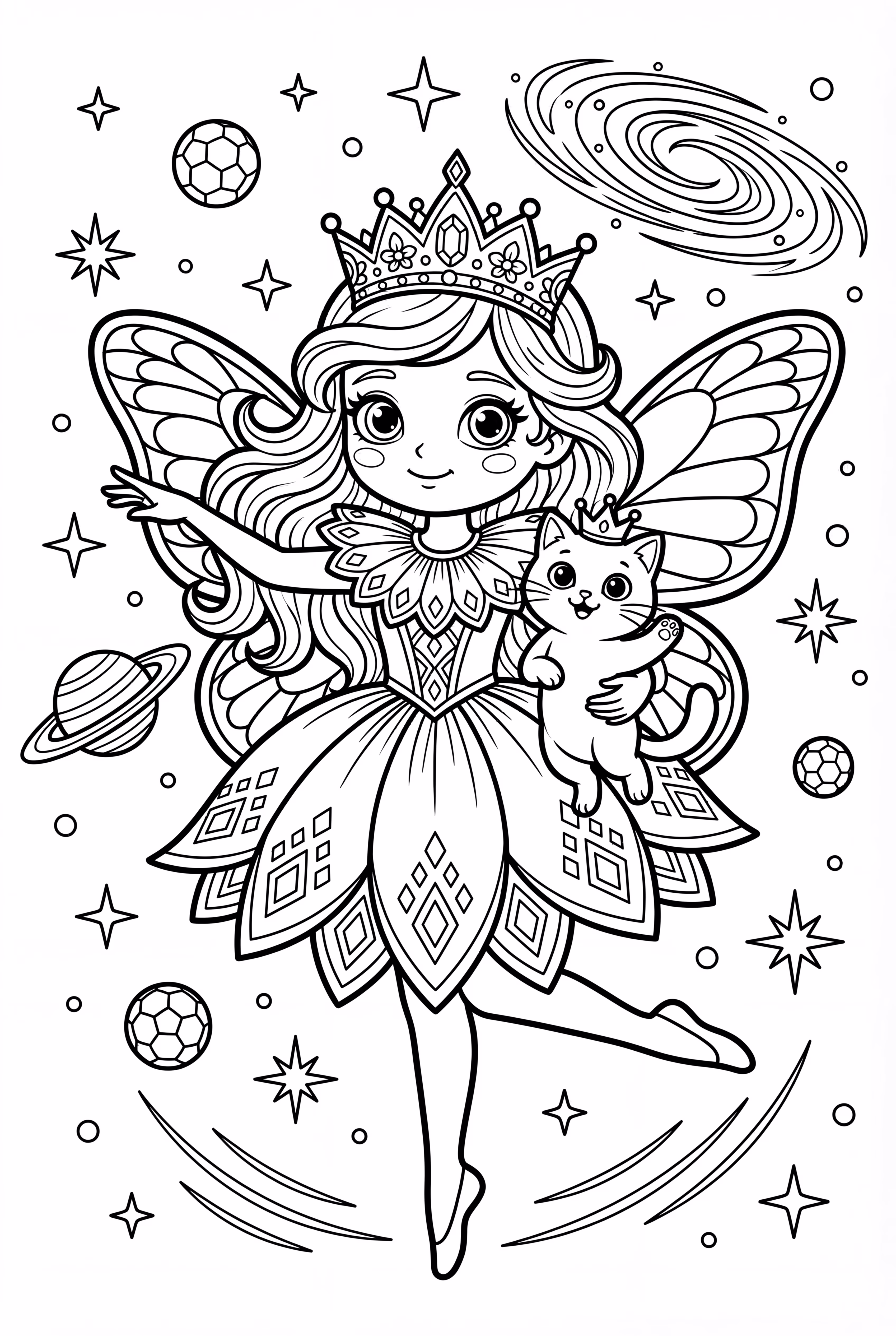 Bee and Puppycat in a Whimsical Scene