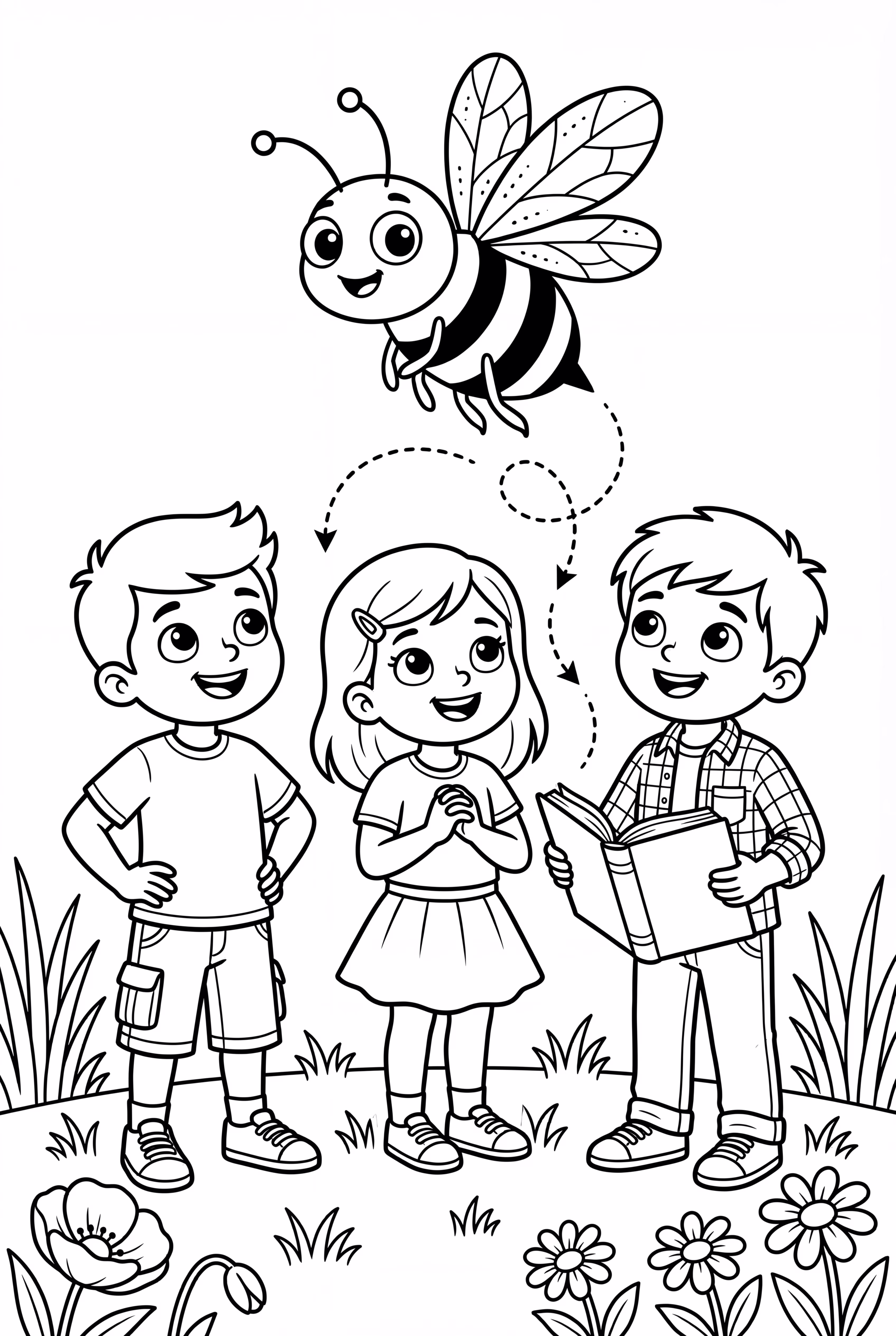 Bee Storytime with Children in Nature