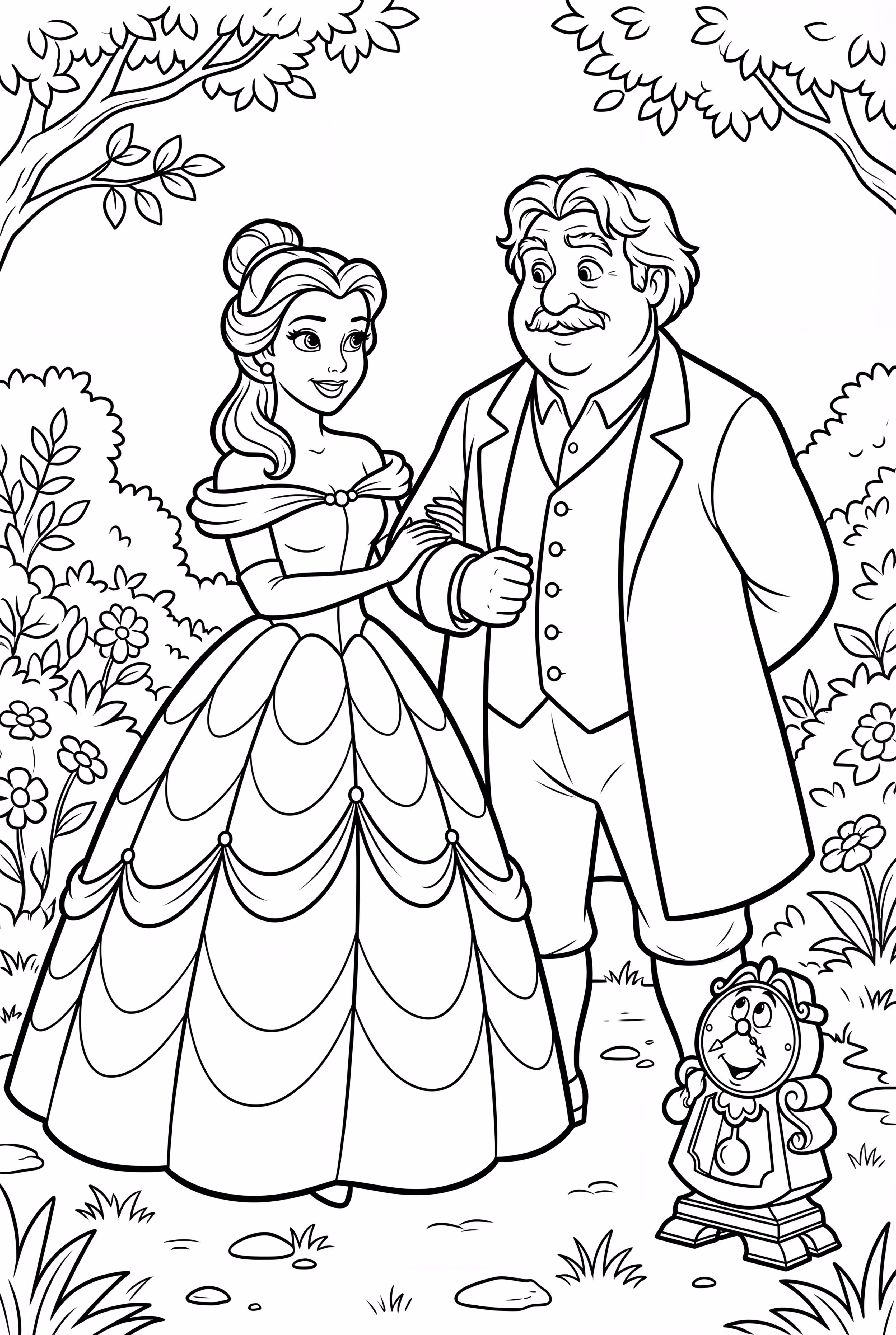Belle And Her Father Maurice