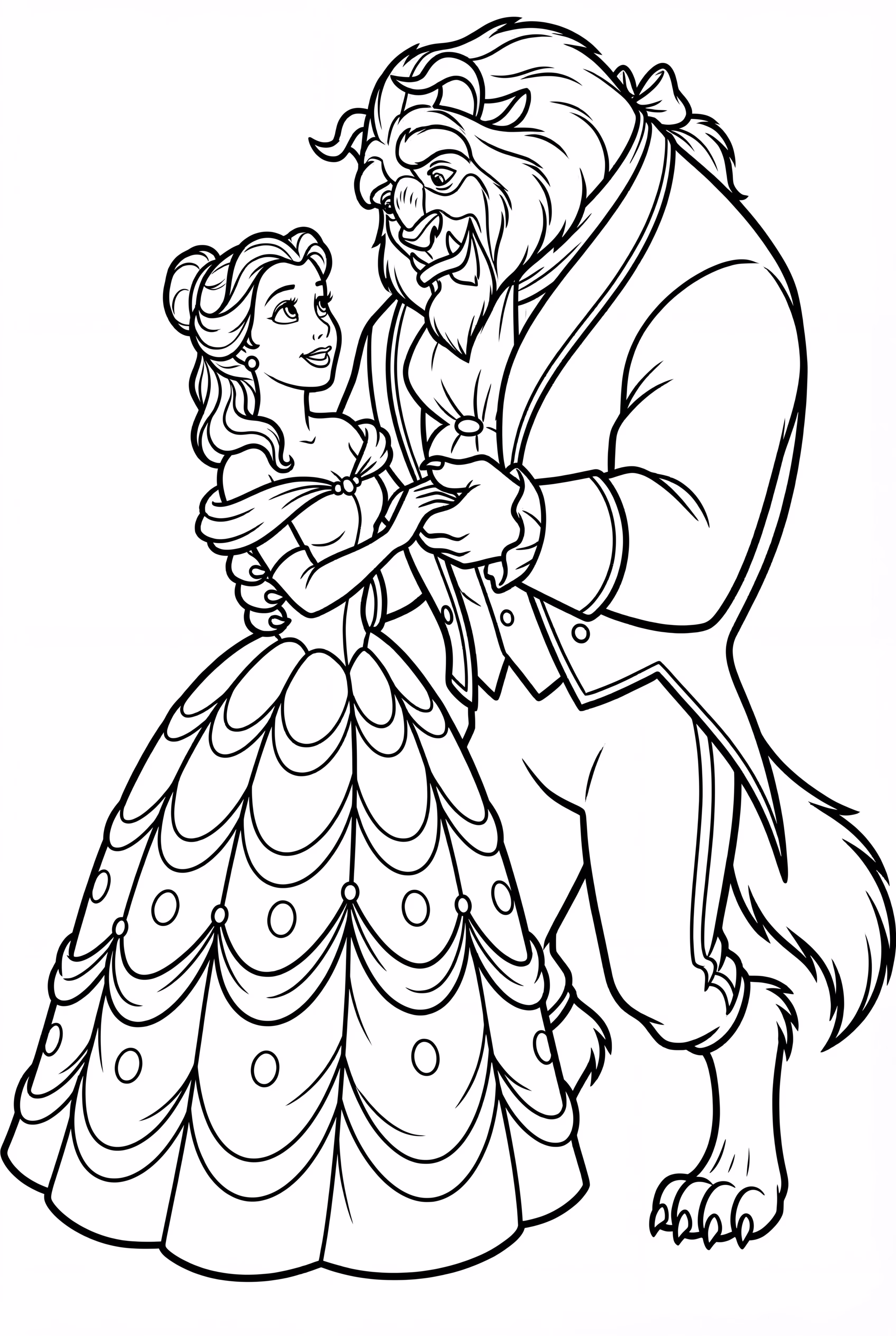 Bela e a Fera Dançando