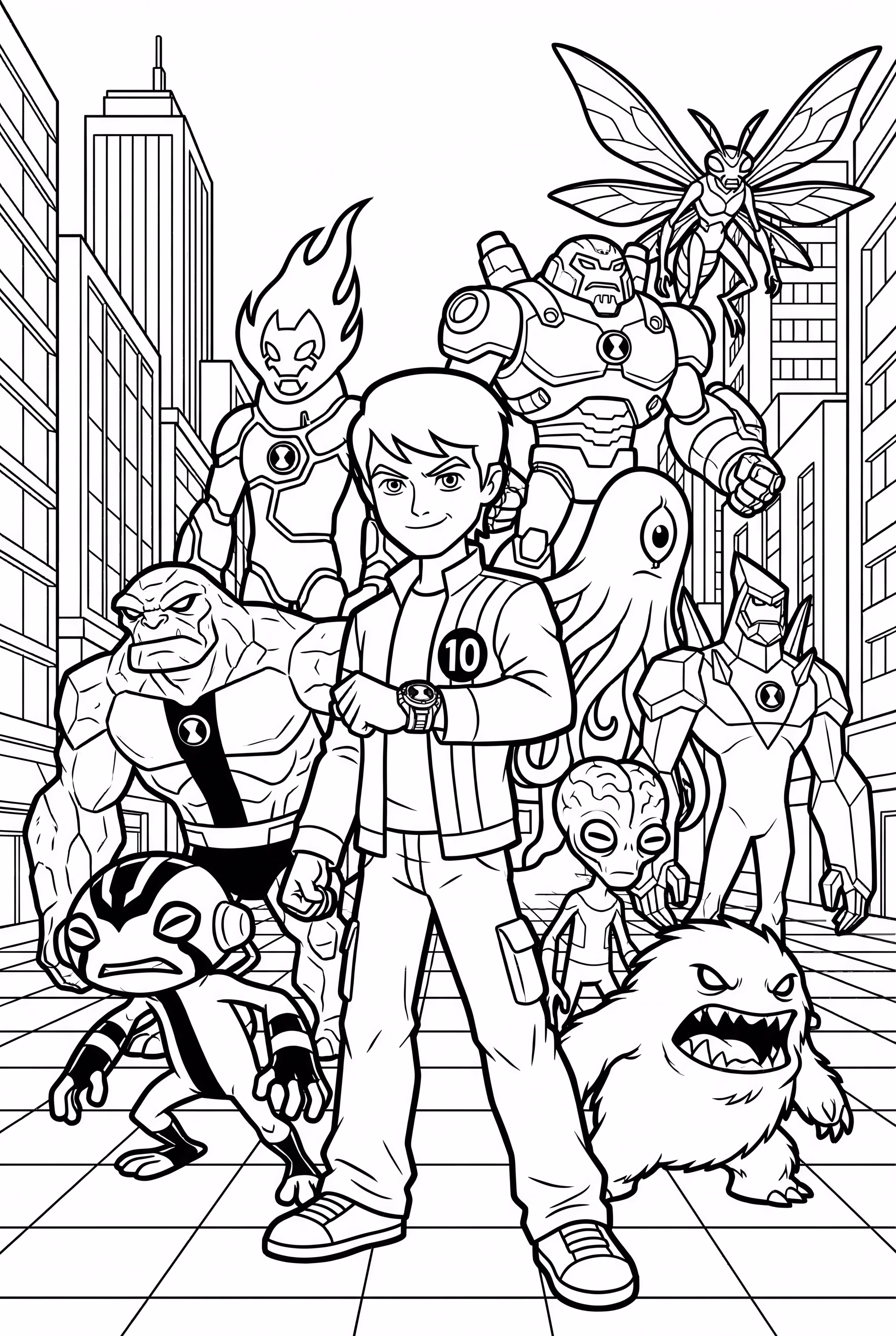 Ben 10 y Todos Sus Primeros Aliados