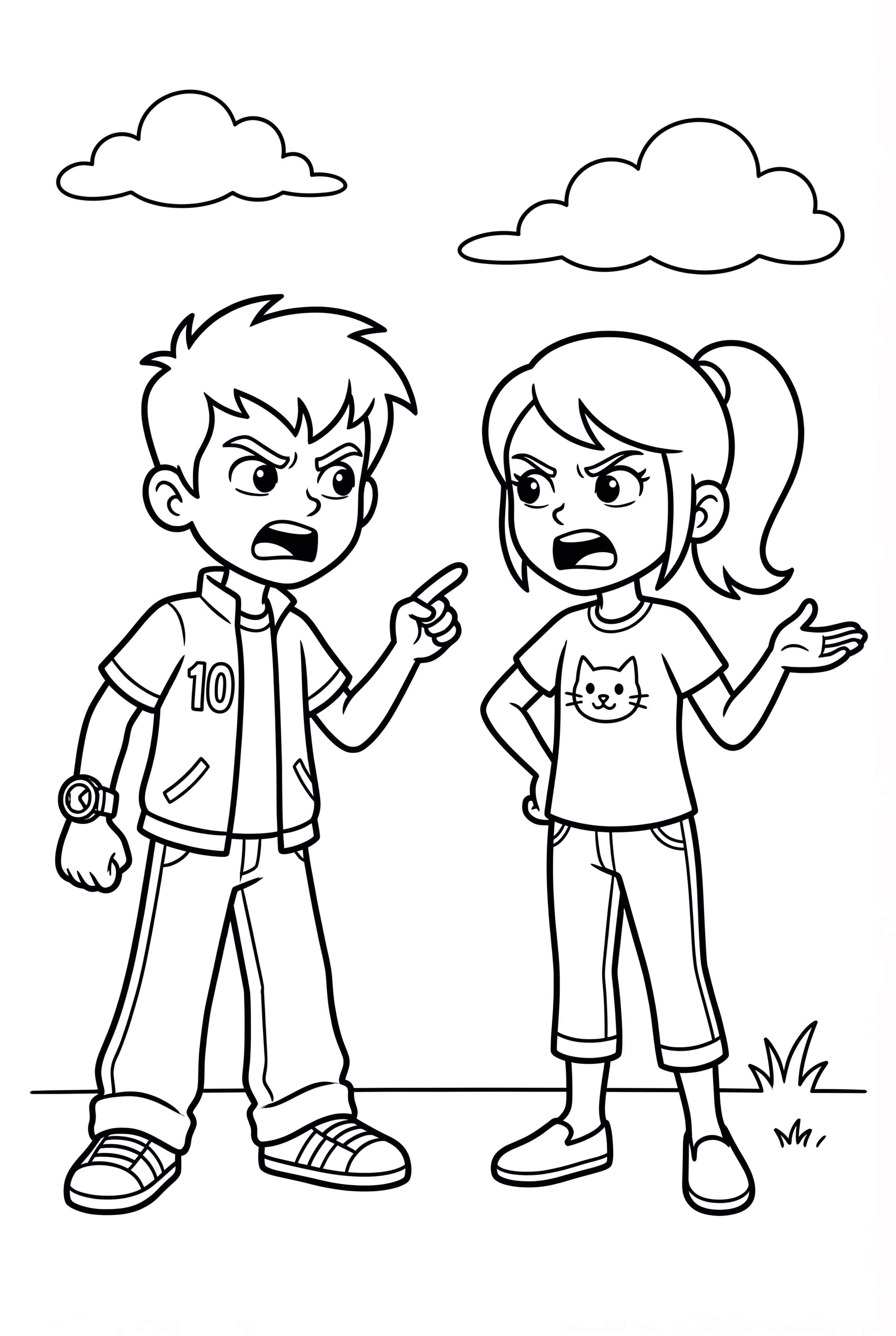 Ben 10 And Gwen Arguing