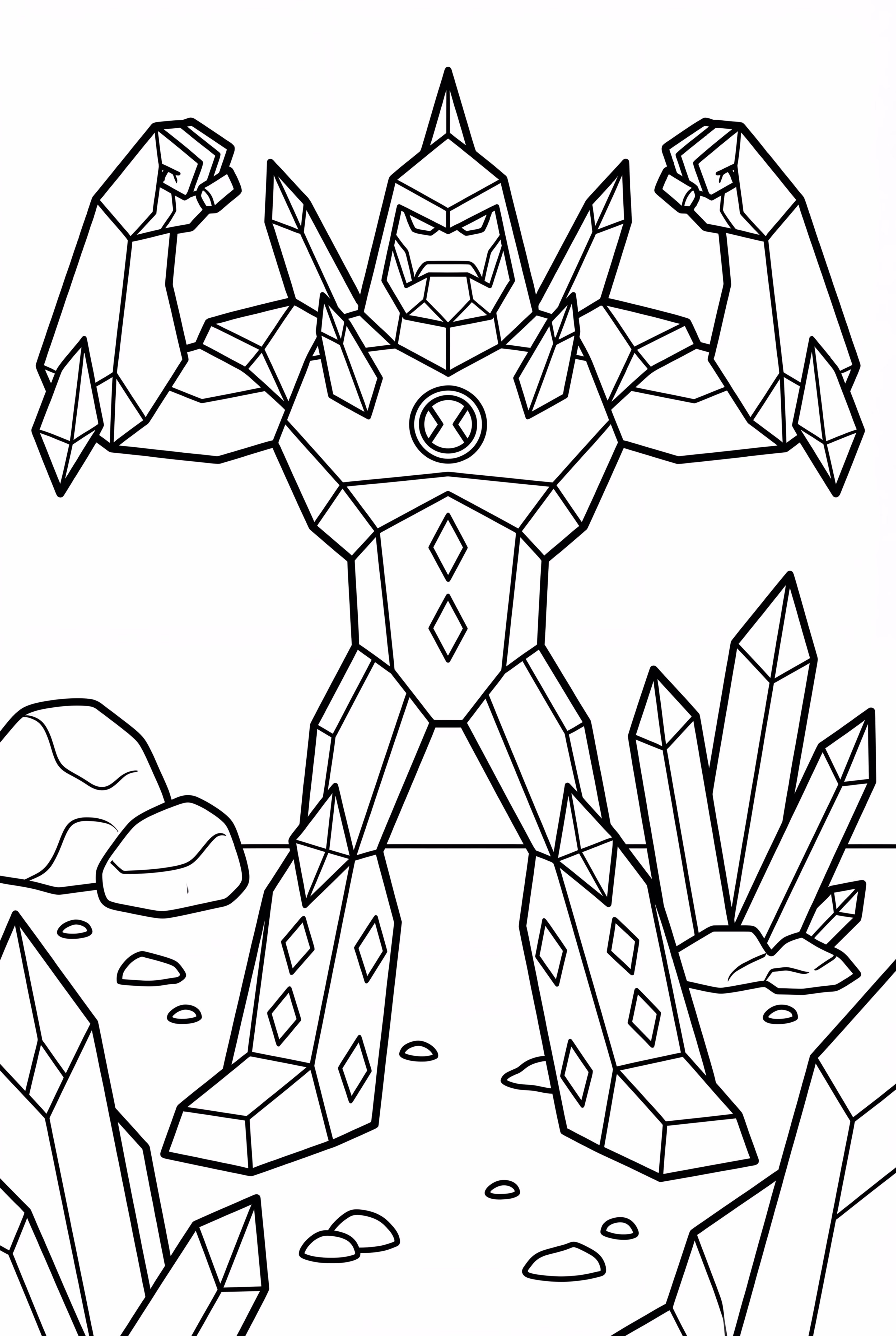 Ben 10 As The Crystalline Diamondhead