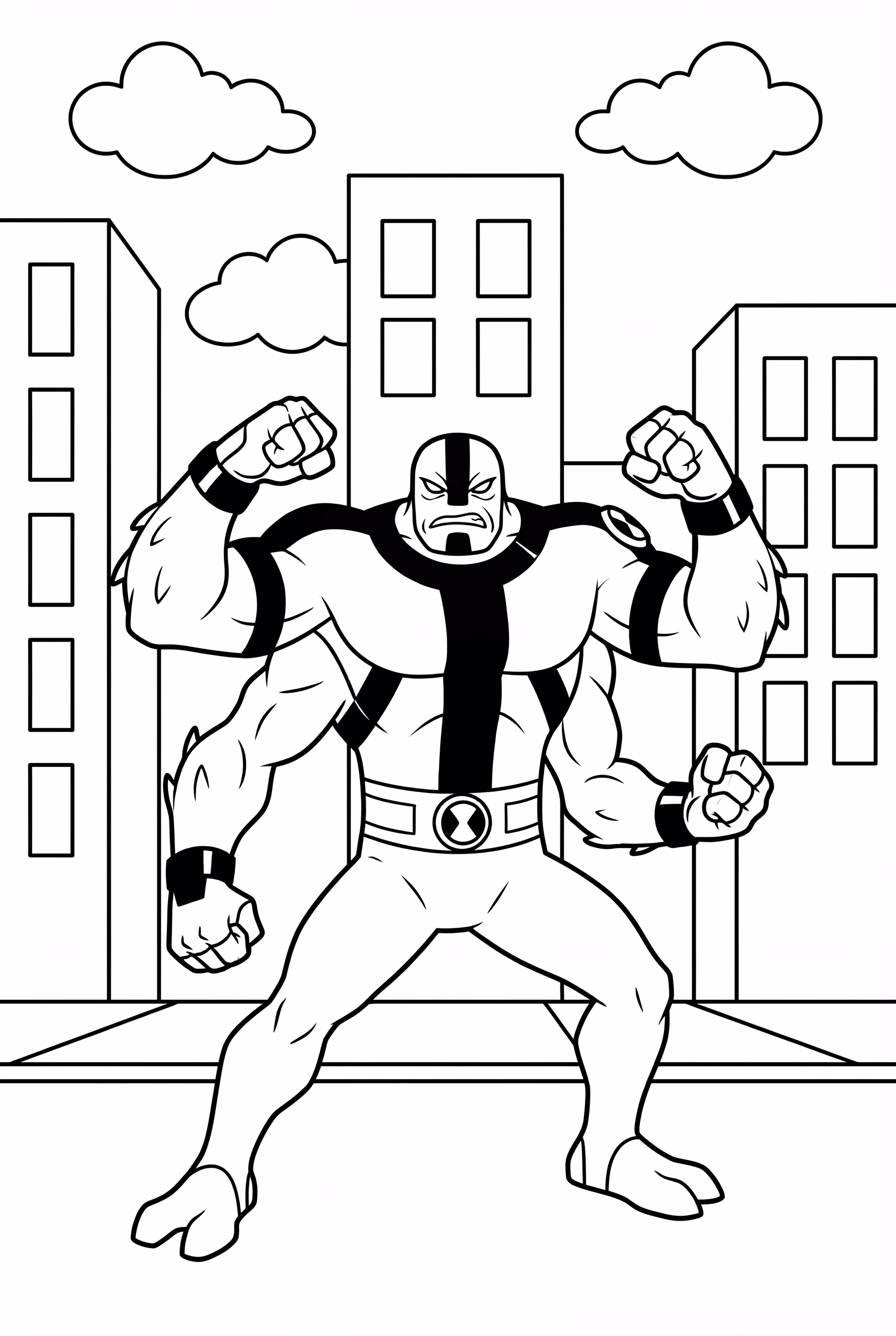 Ben 10 As The Mighty Four Arms