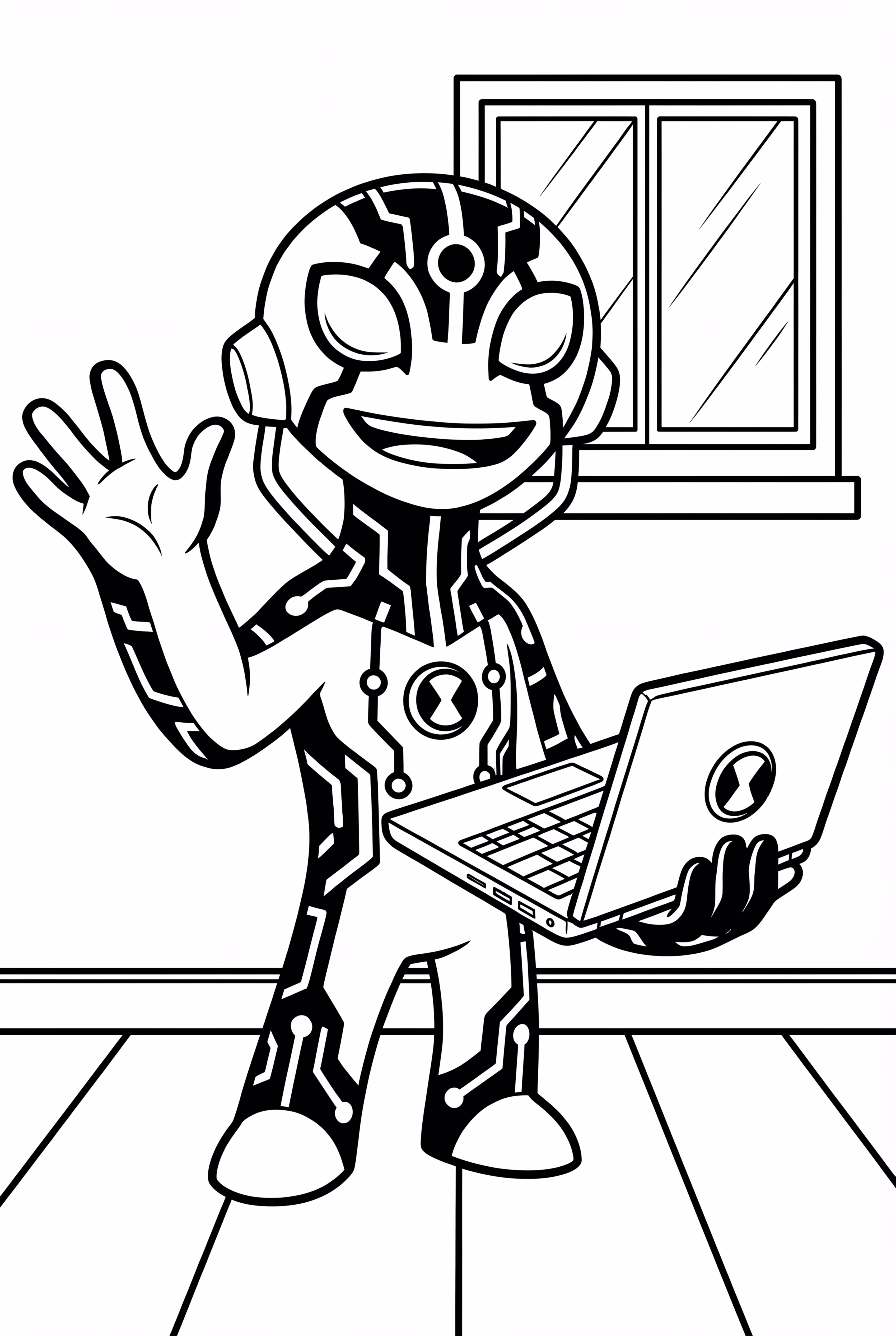 Ben 10 As Upgrade On A Laptop