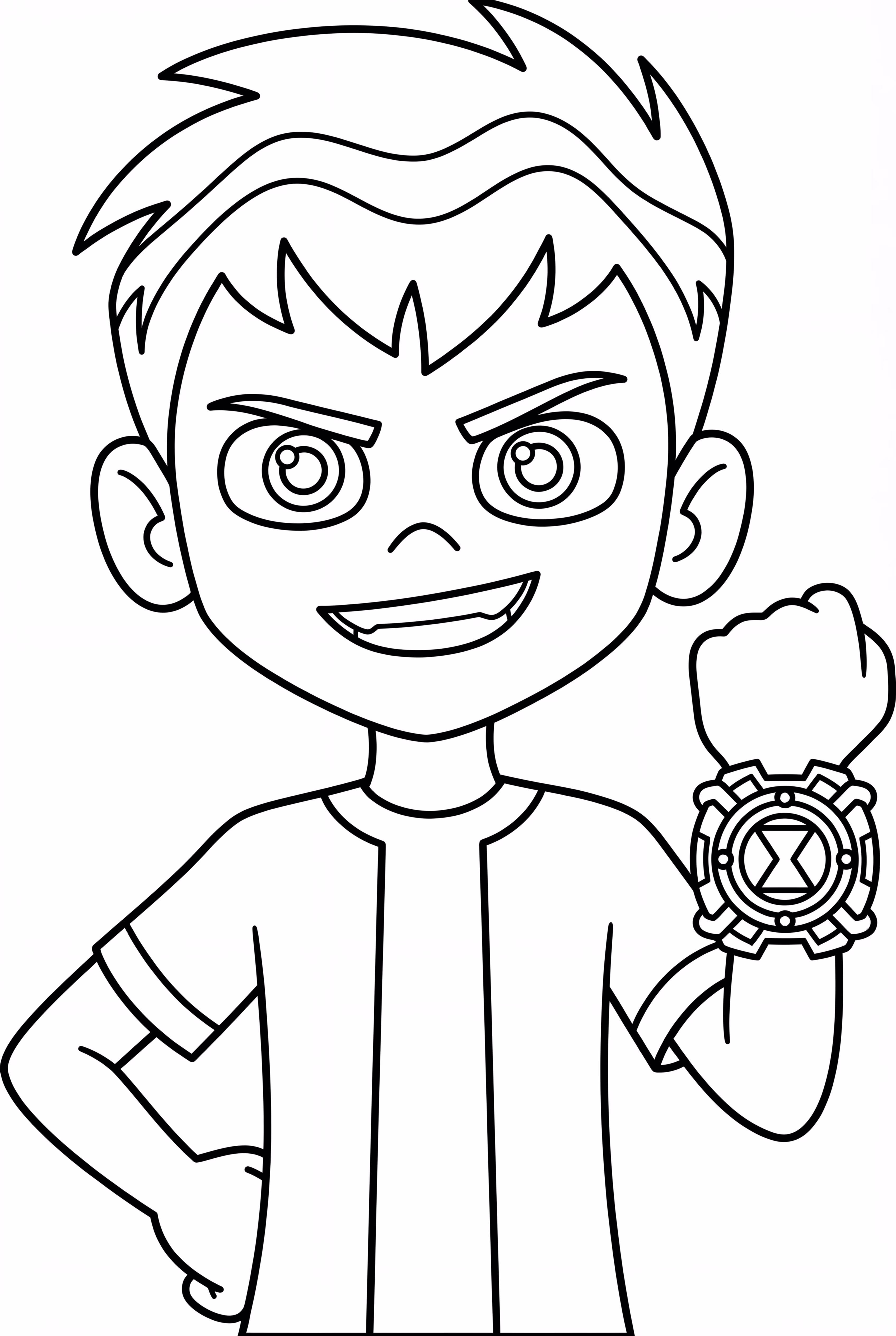 Ben 10 With A Heroic Smile