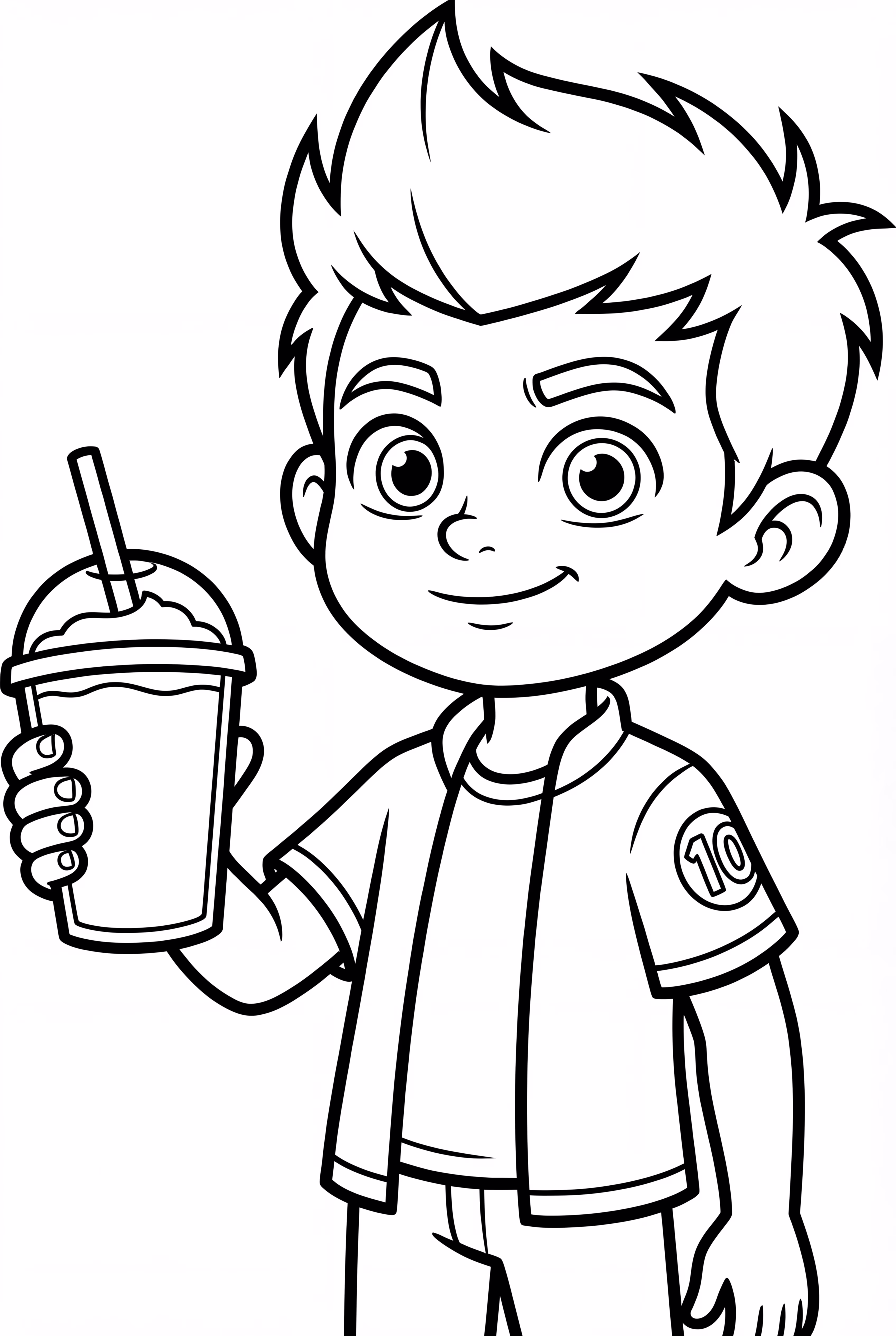Ben 10 With A Smoothie