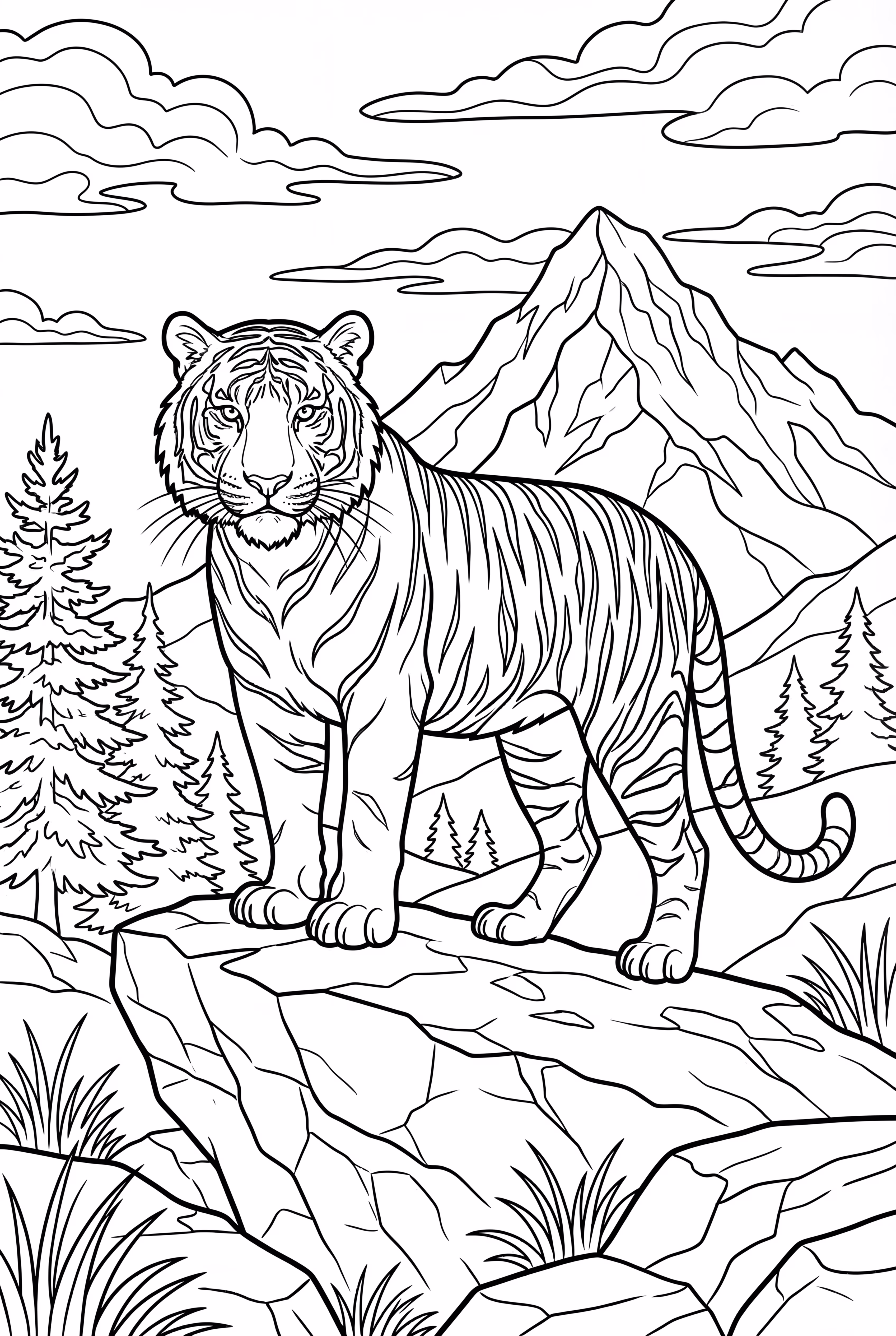 孟加拉虎的威严