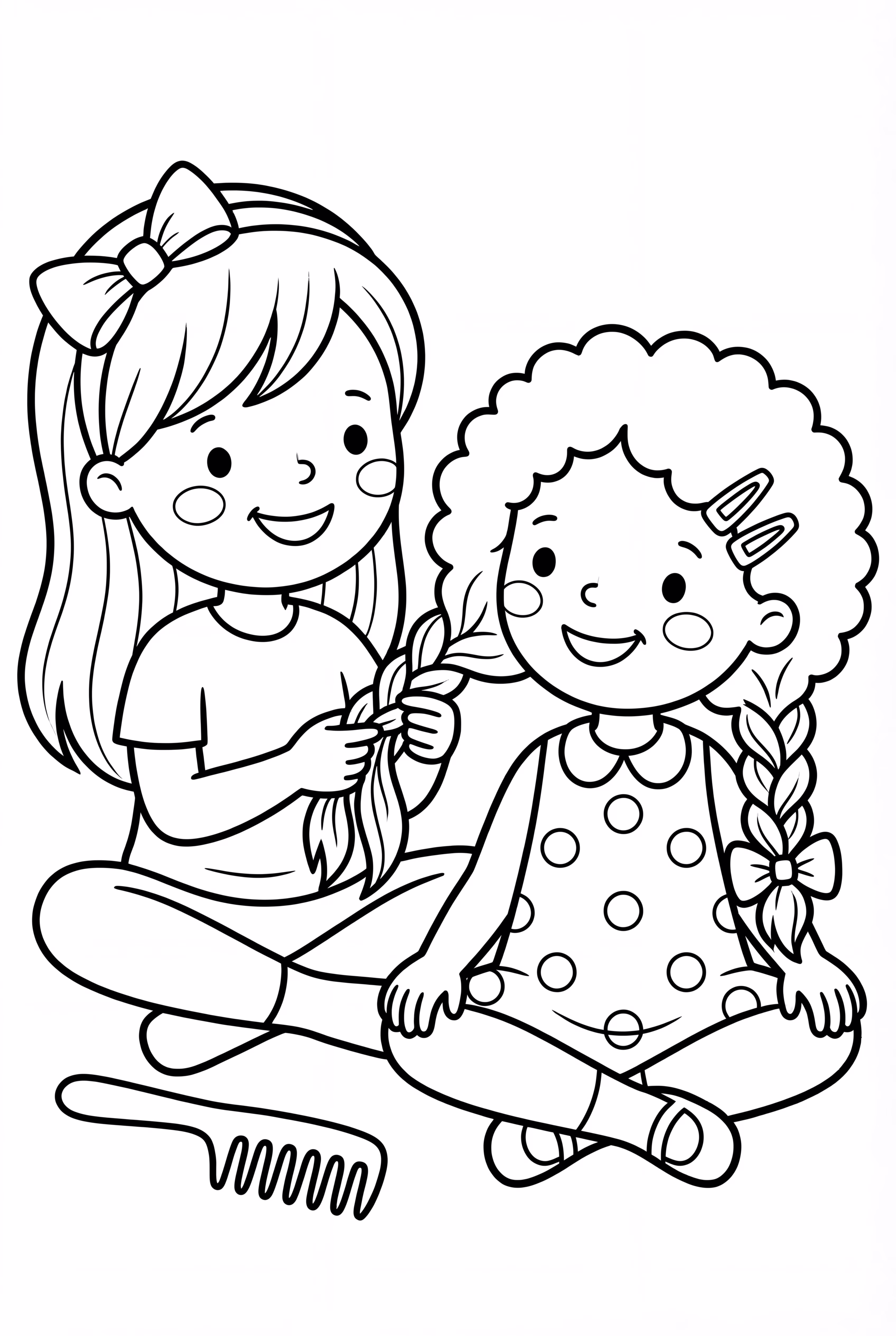 Melhores Amigos Fazendo o Cabelo Um do Outro