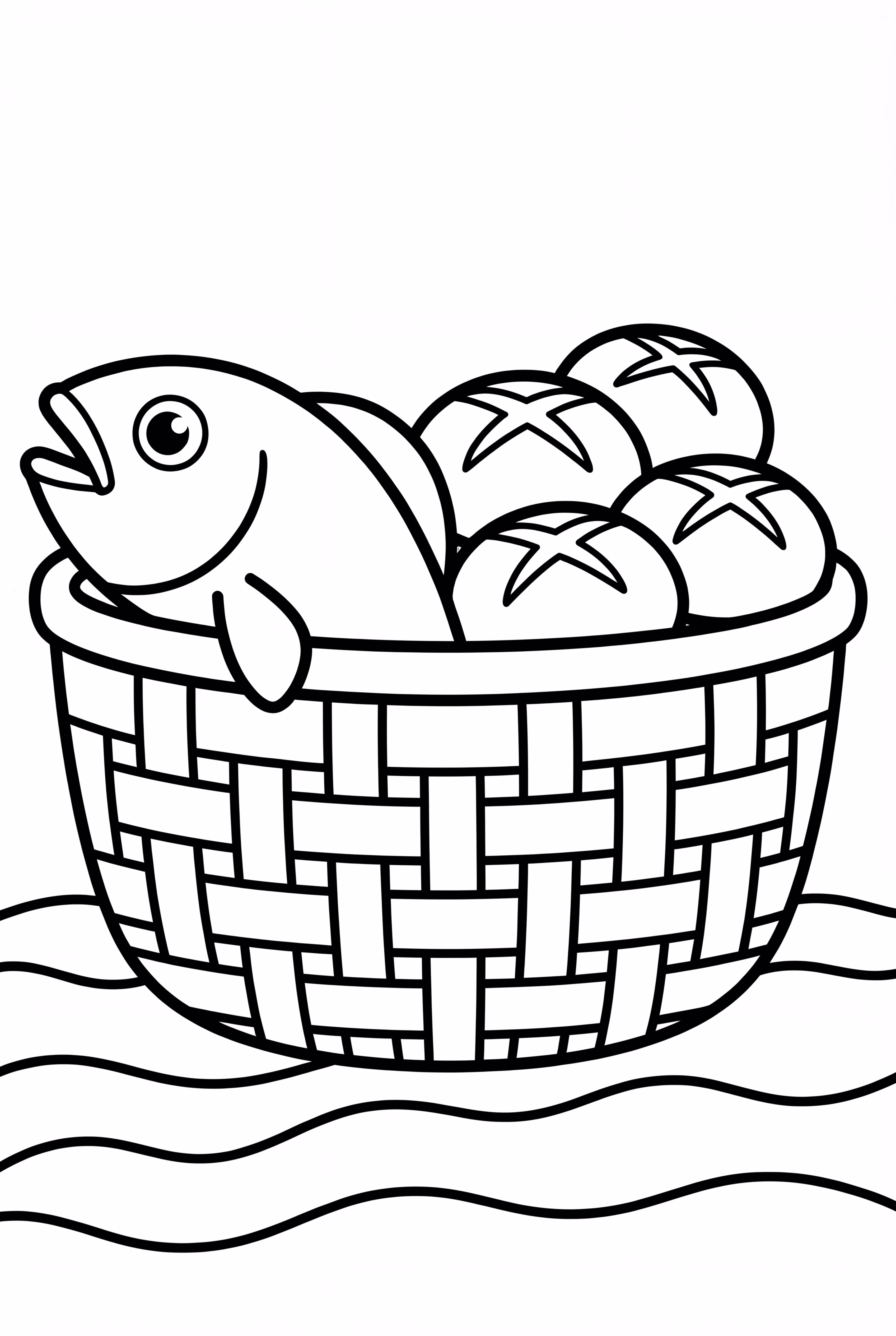 Bible Fish And Five Loaves
