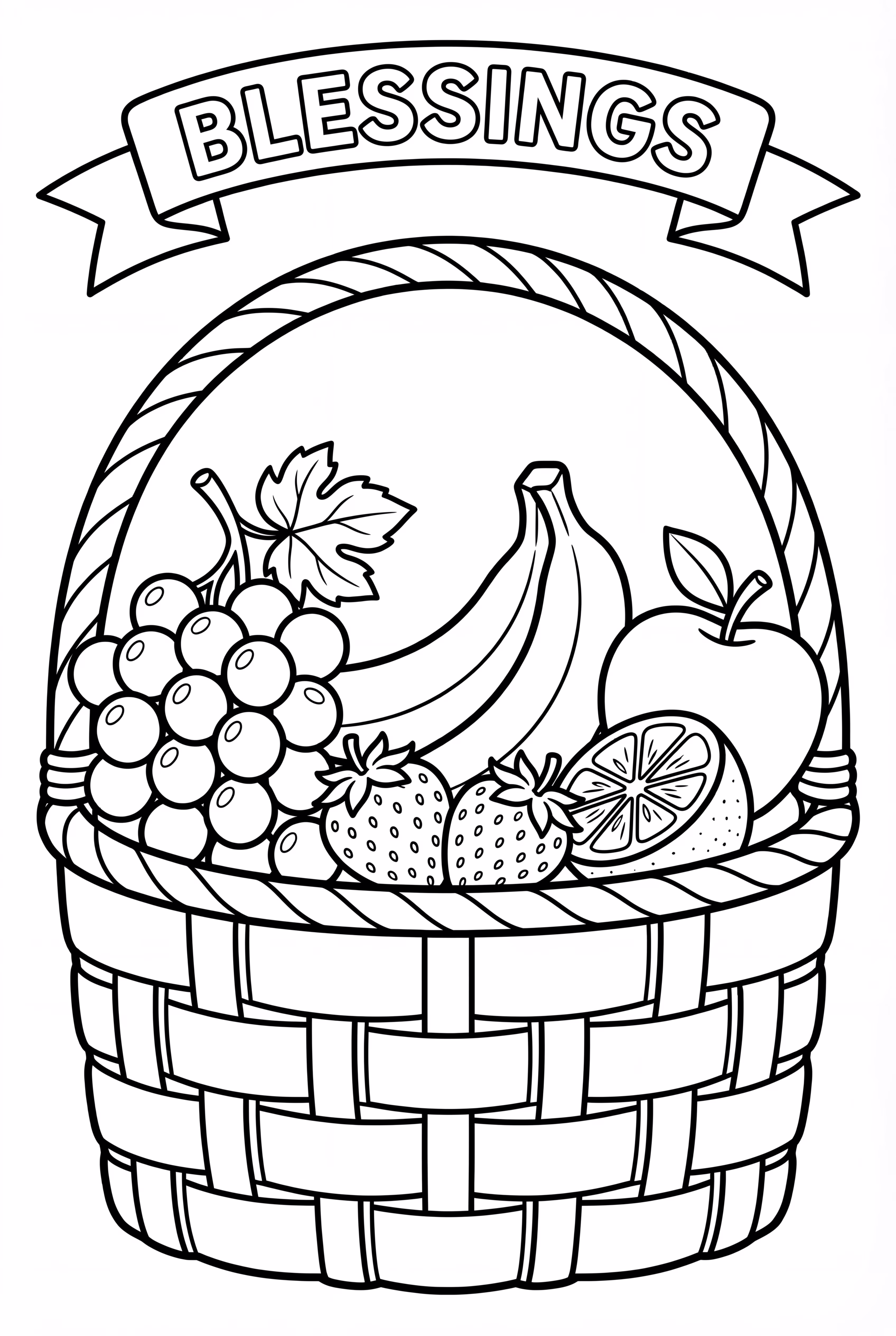 Bible Fruit Basket Blessings