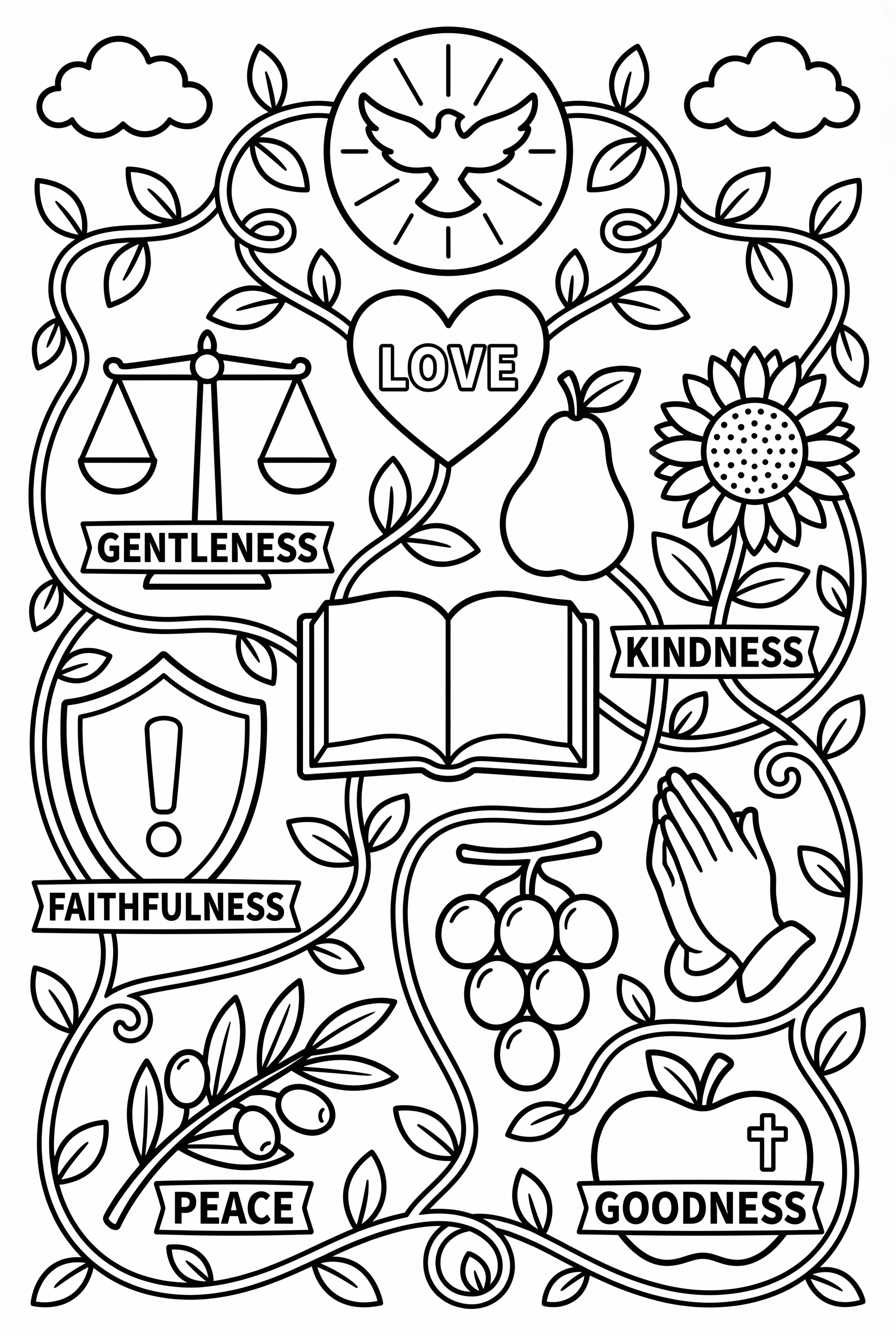 Bible Fruit Of The Spirit Symbols