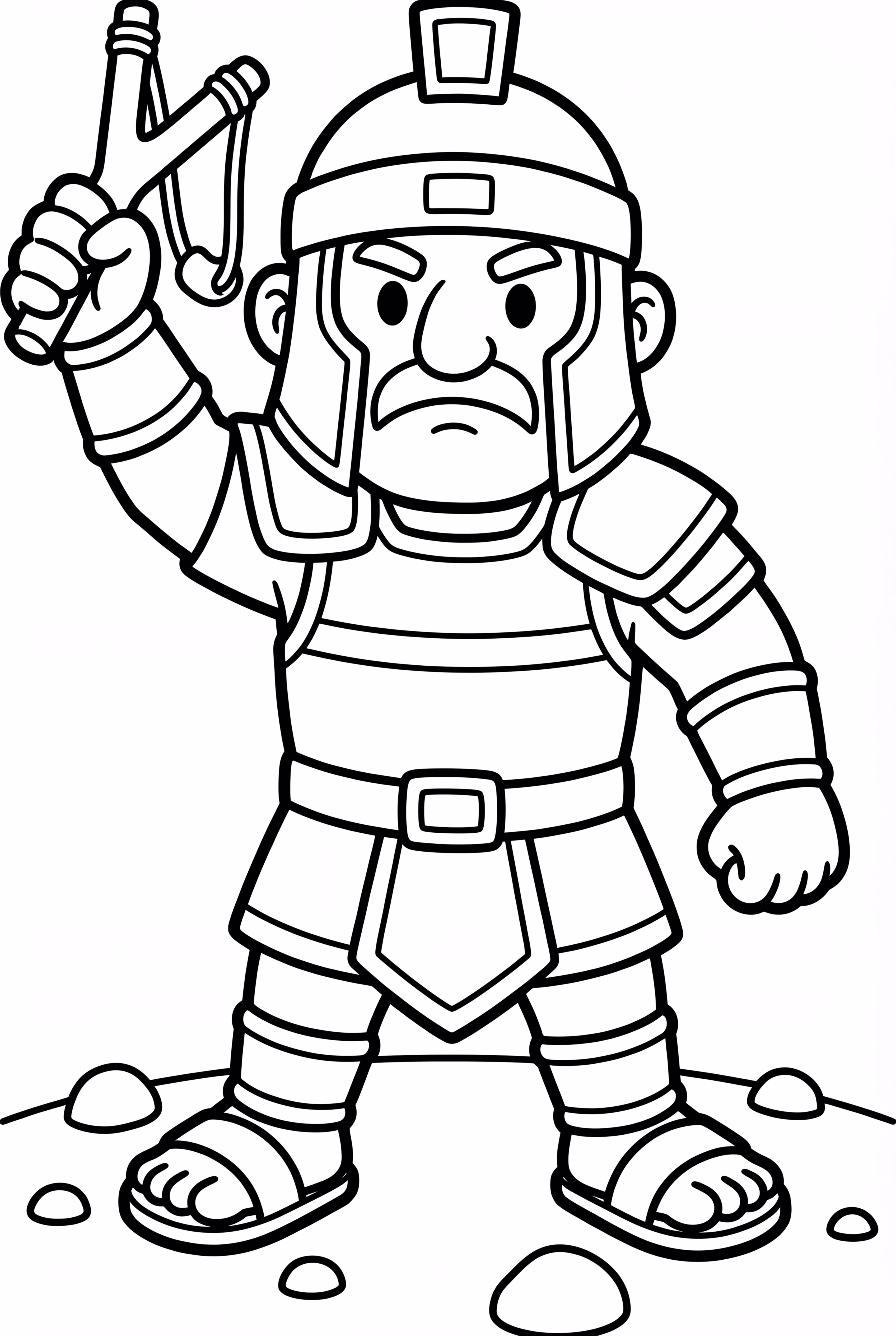 Bible Goliath With Slingshot